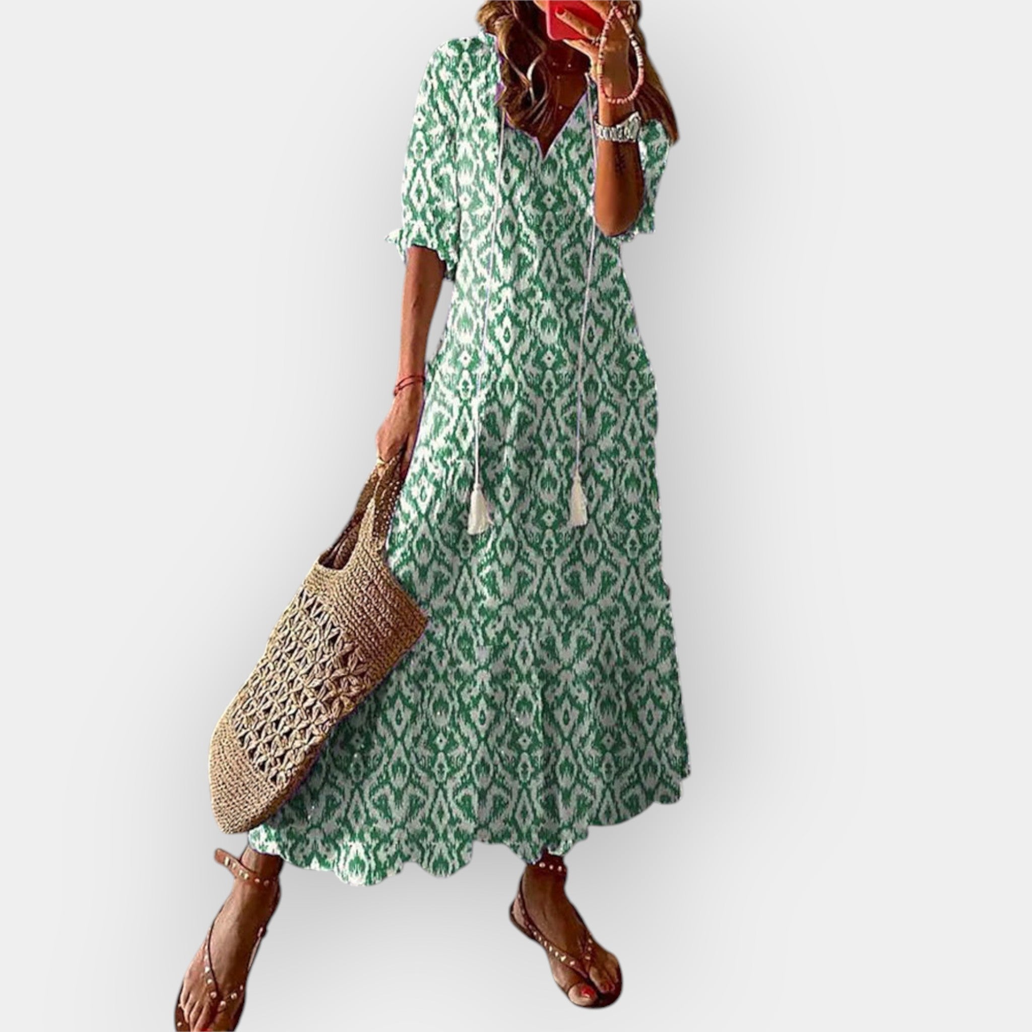 Rochie maxi boemă