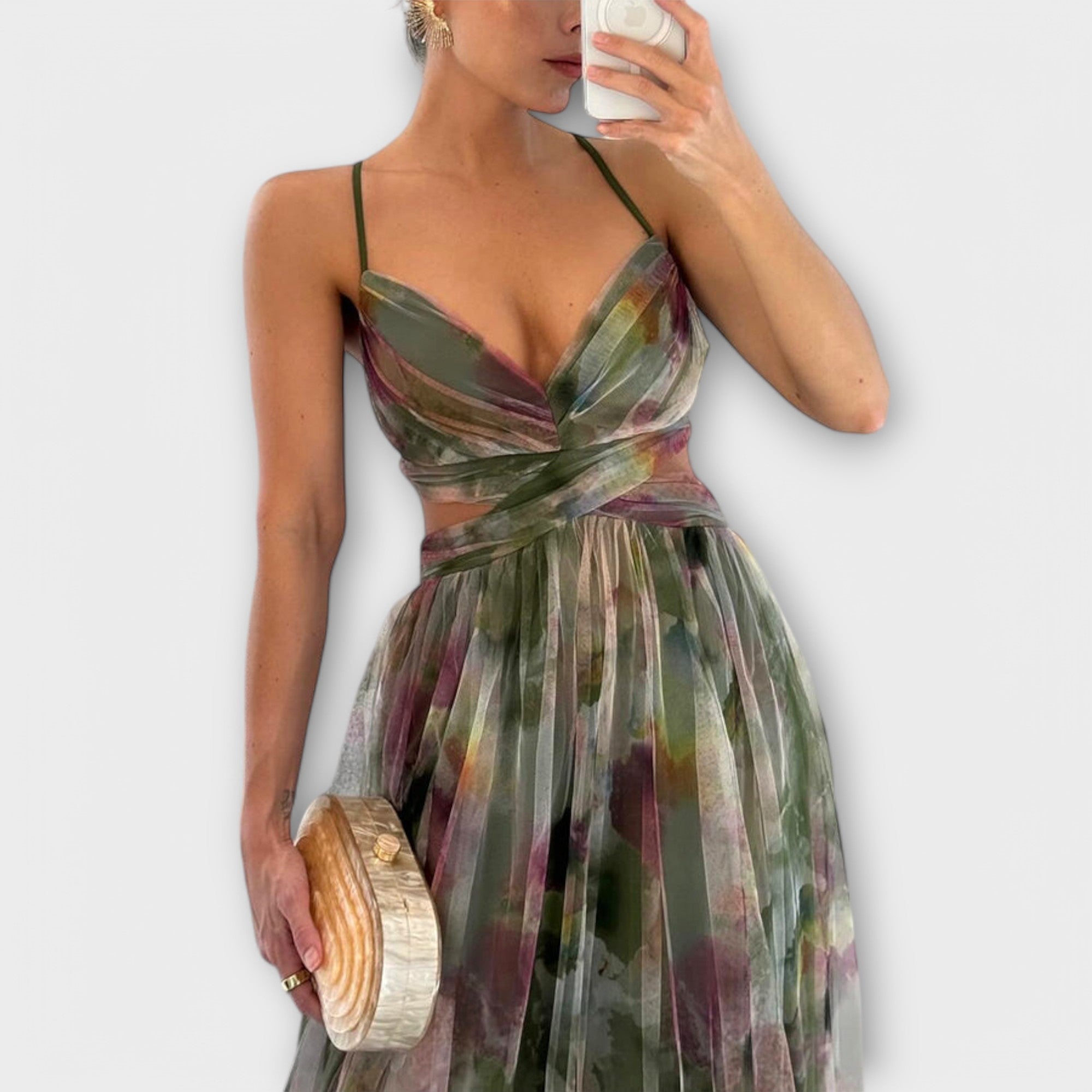Annai Mesh Maxikleid - Elegantné a priliehavé