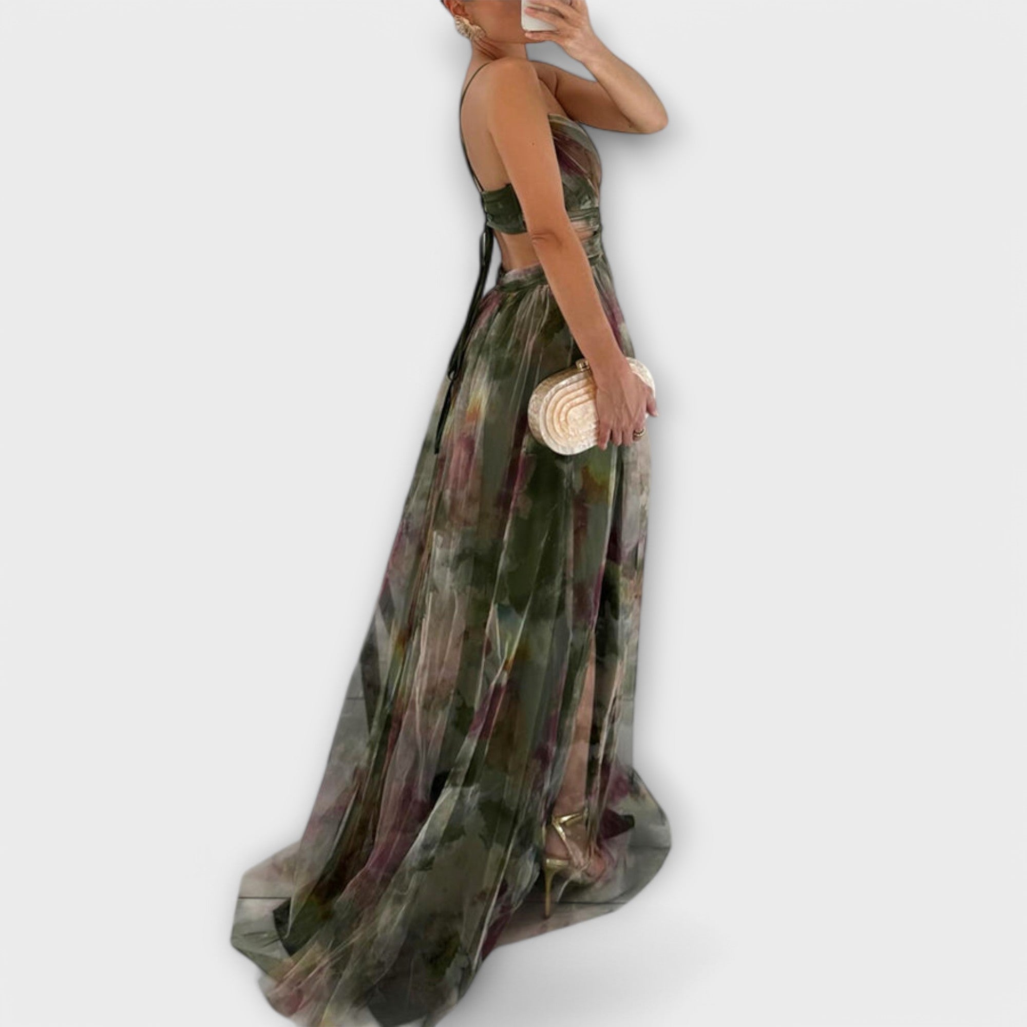 Annai Mesh Maxikleid - Elegantné a priliehavé