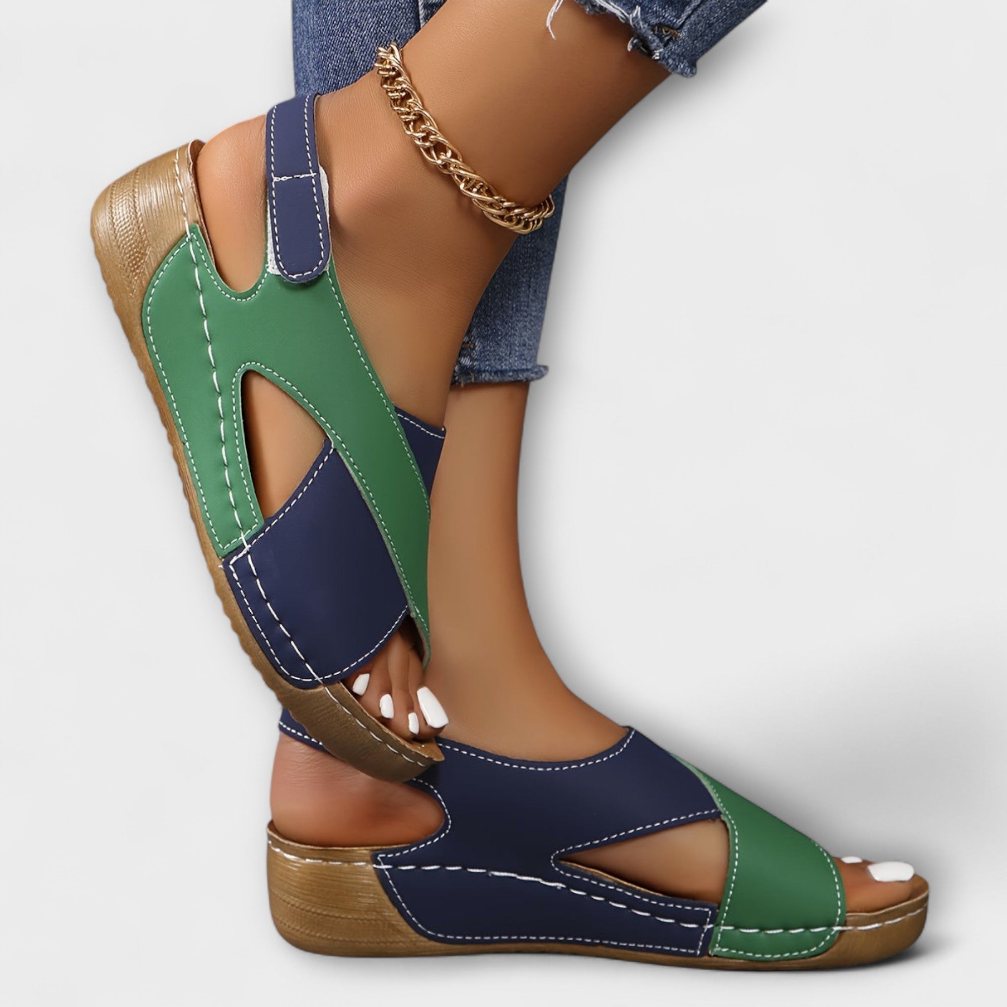 Aby - Ortopedické priedušné turistické sandále pre dámy