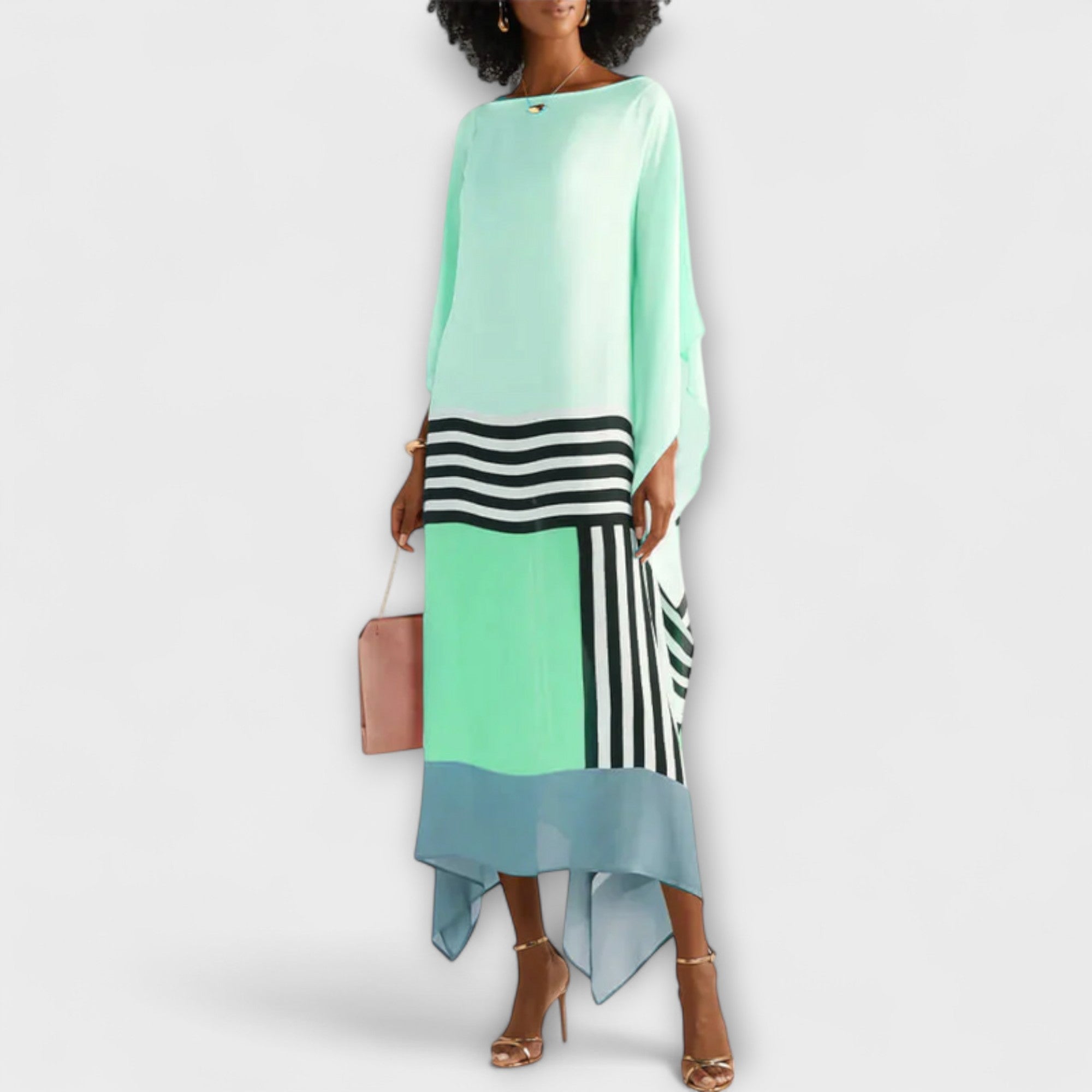 Elenora - Strihový geometrický kaftan