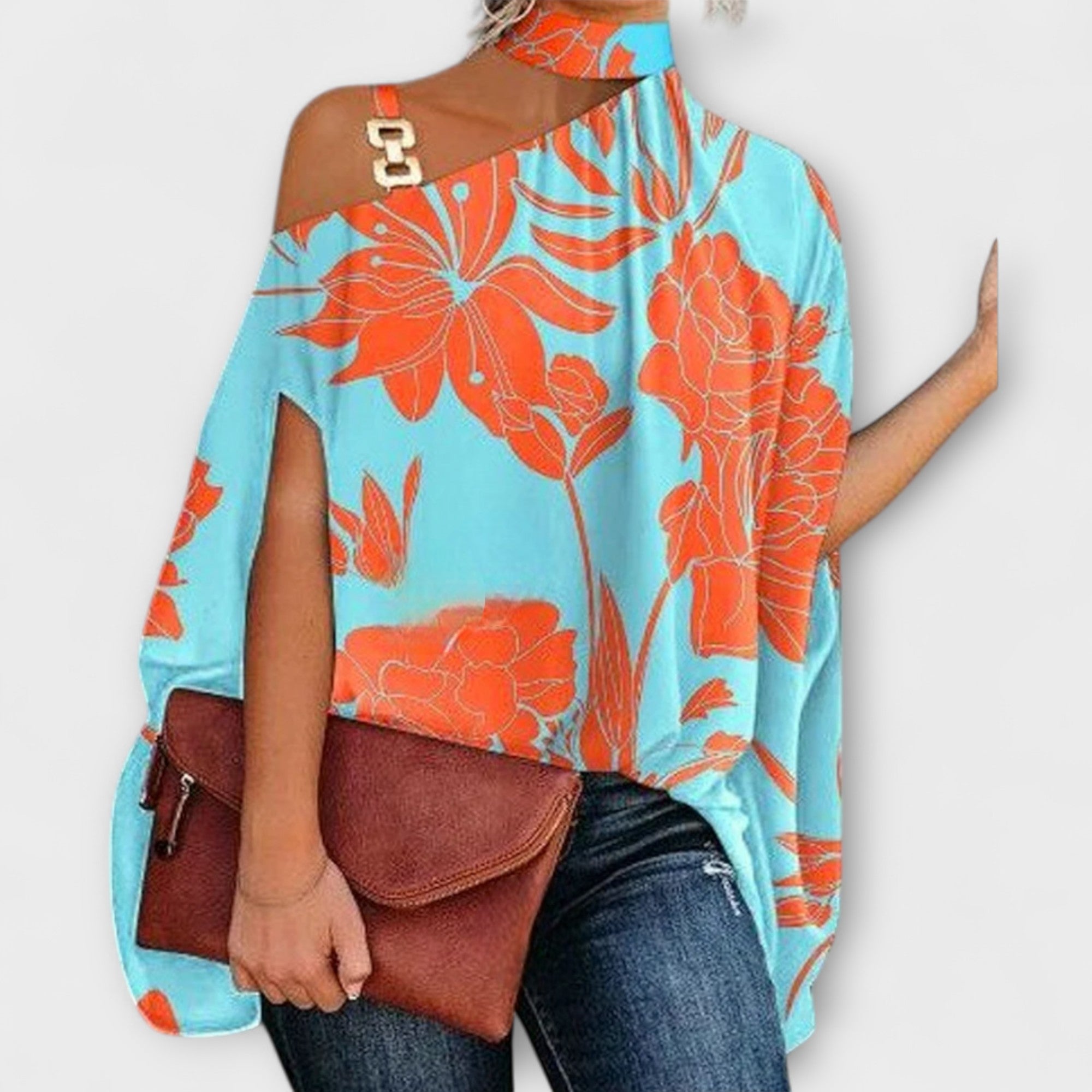 Blúzka bez ramienok pre dámy