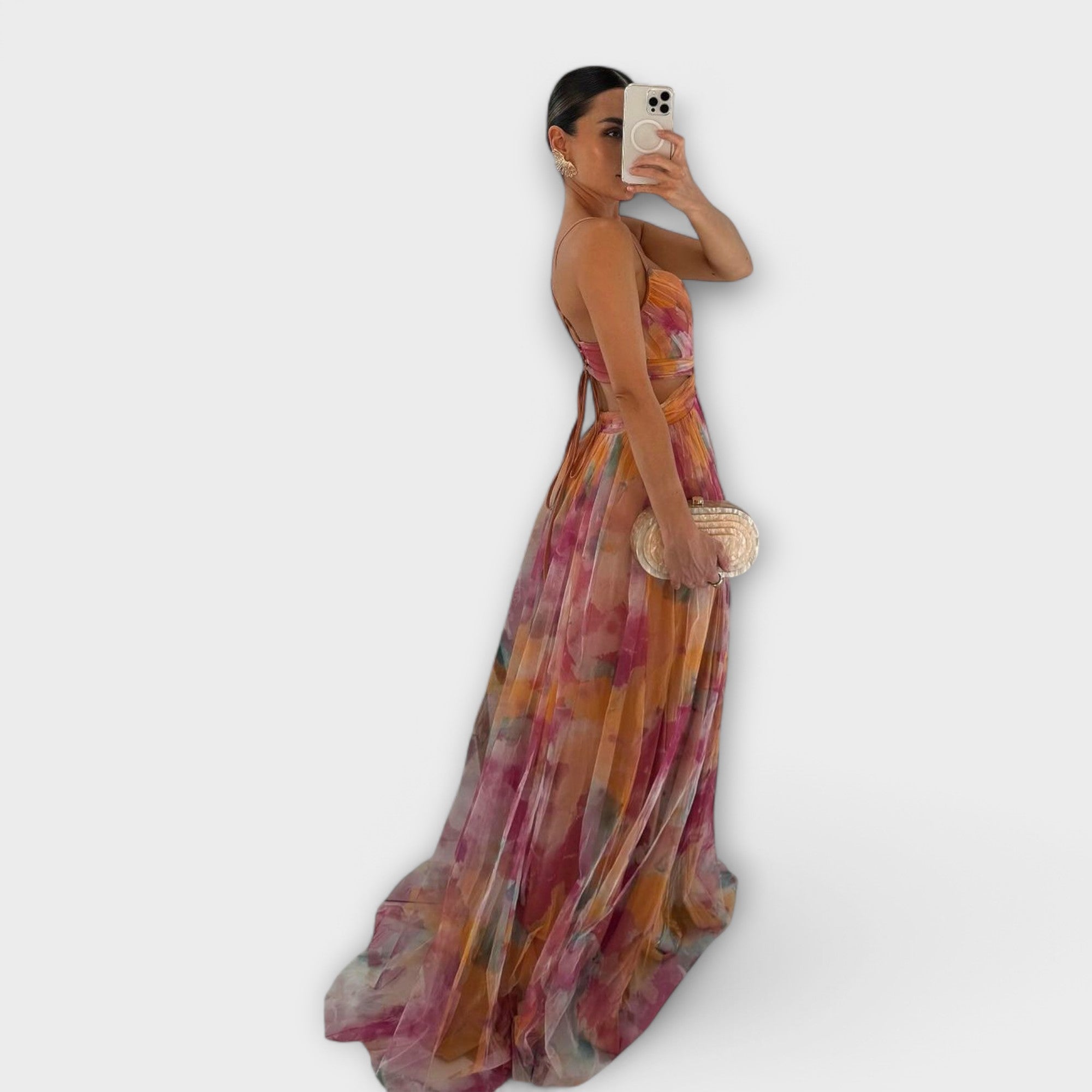 Rochie maxi vaporoasă