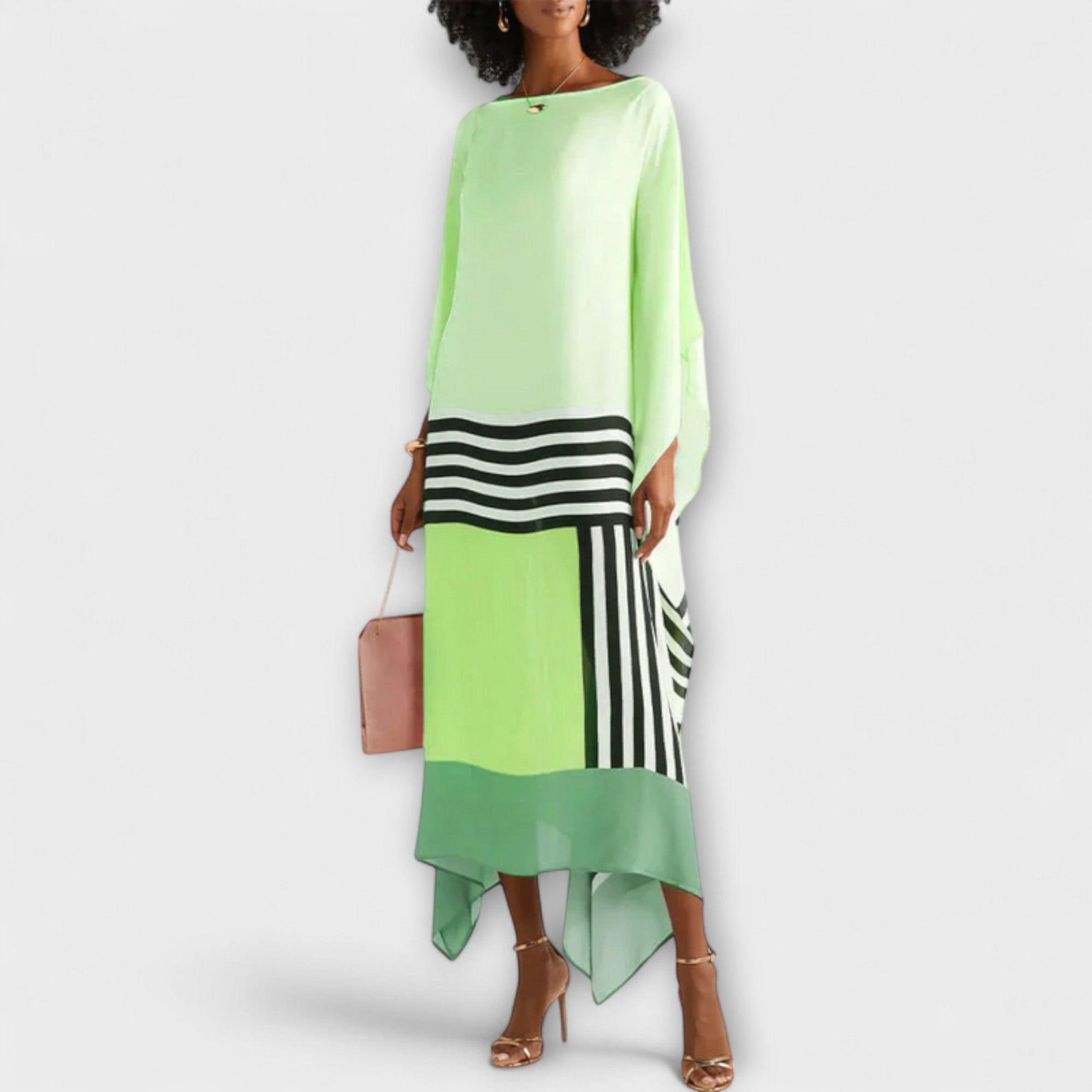 Elenora - Strihový geometrický kaftan
