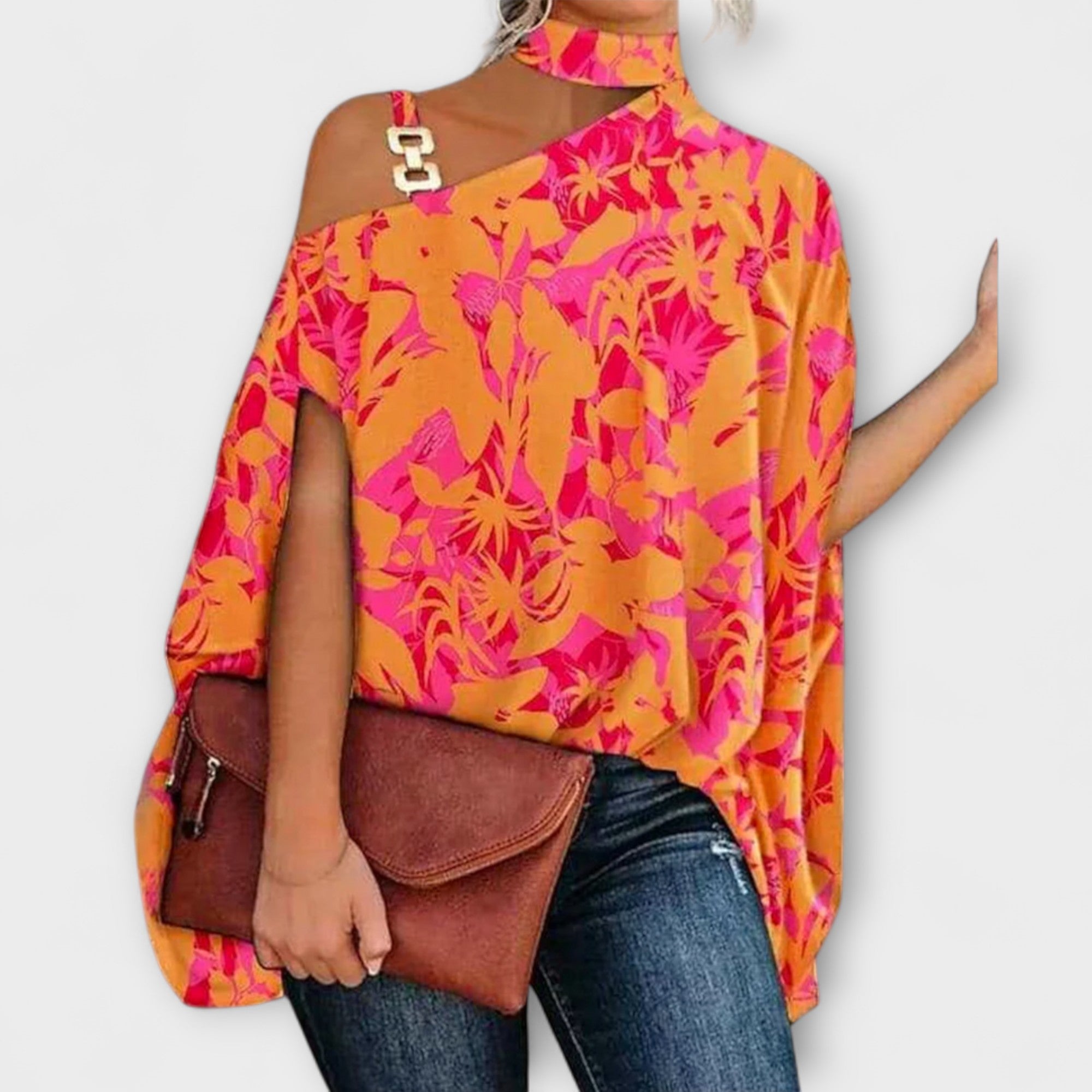 Blúzka bez ramienok pre dámy