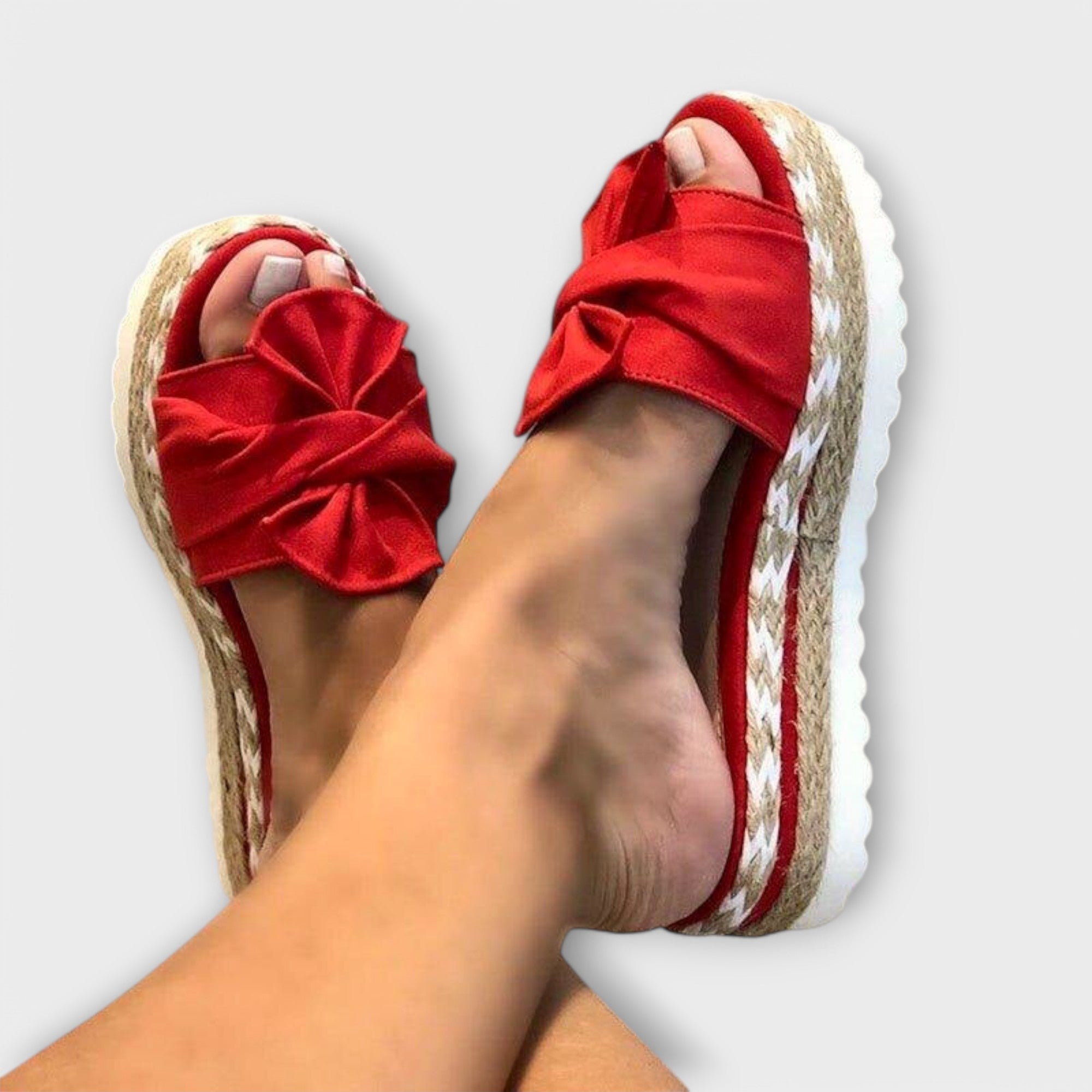 Orthopedic Sandals with Bow