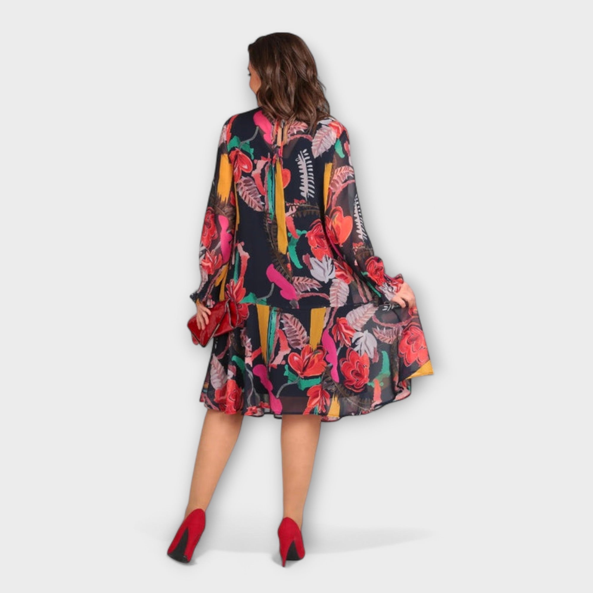 Caroline - Elegantné Plus-Size šaty pre maximálny komfort