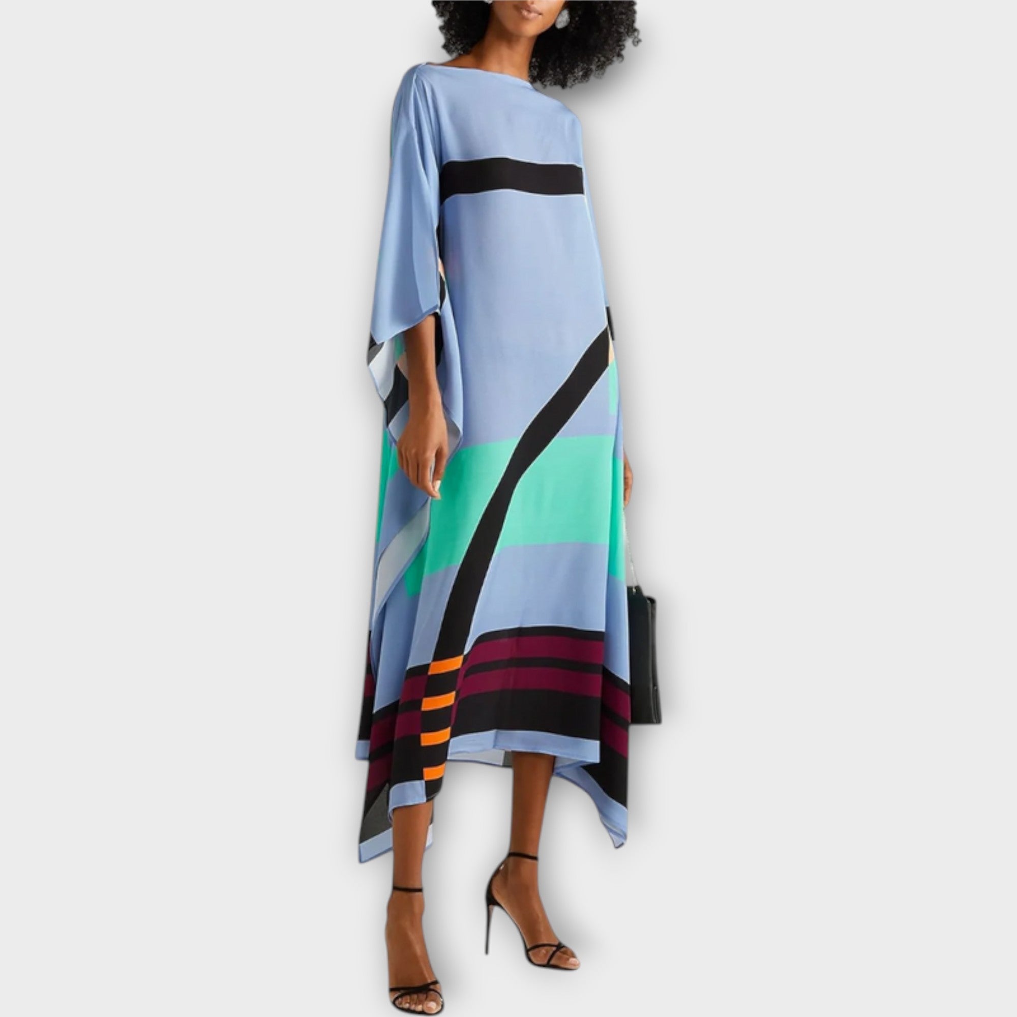 Elenora - Strihový geometrický kaftan