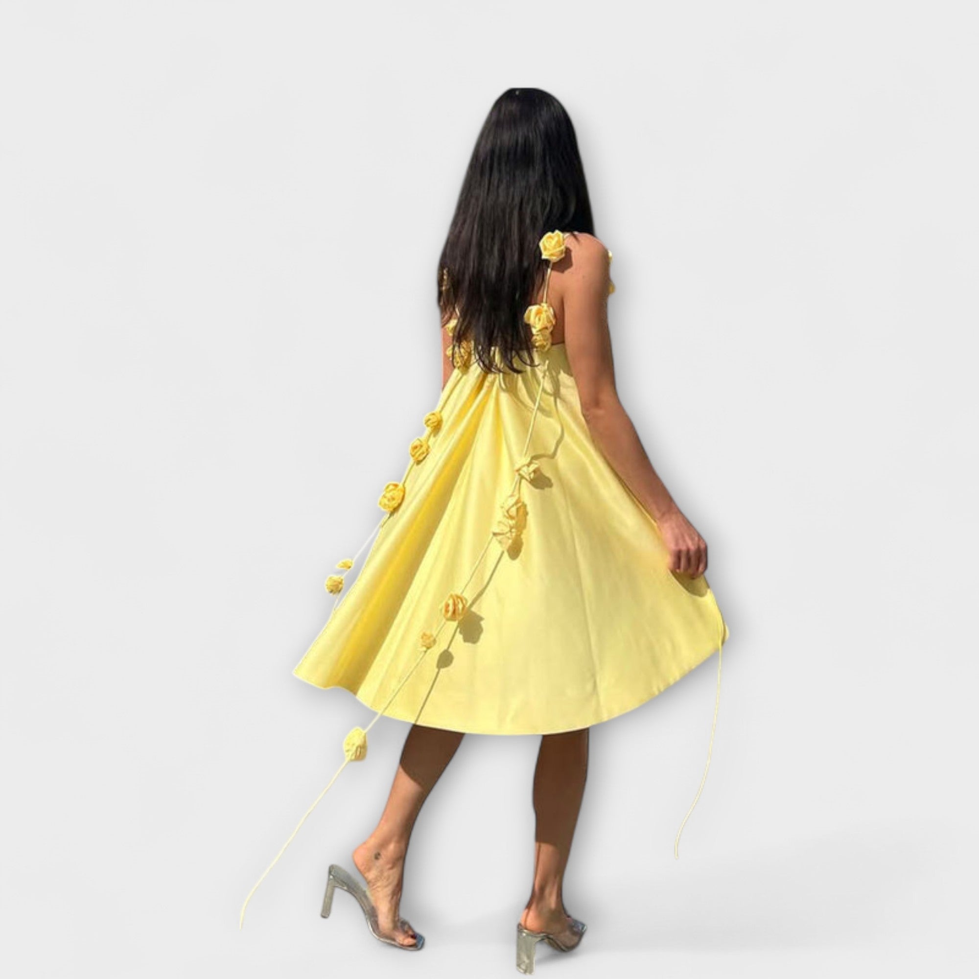 Jordan – Stylish Floral Sleeveless Mini Dress