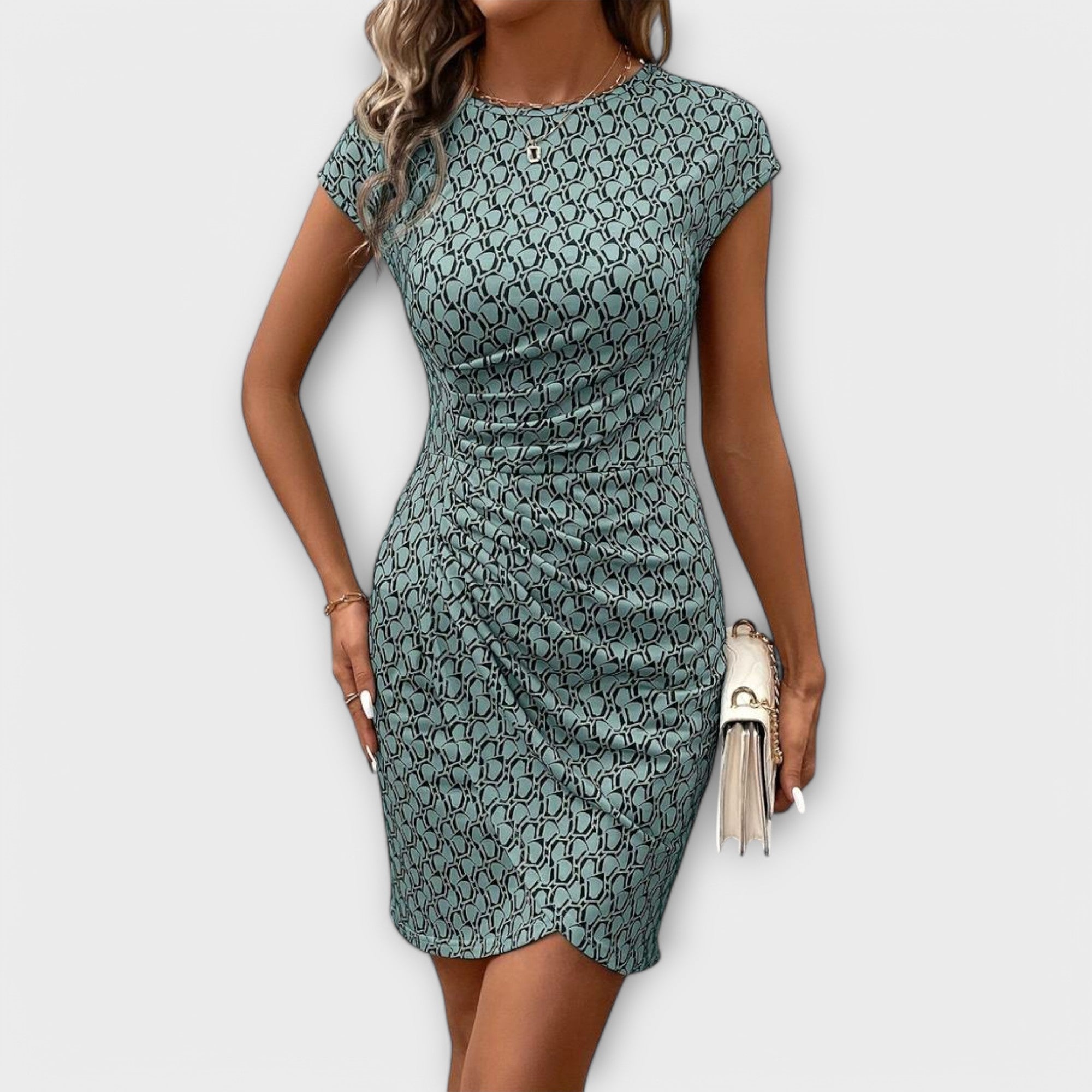 Emma – Short Tulip Print Dress