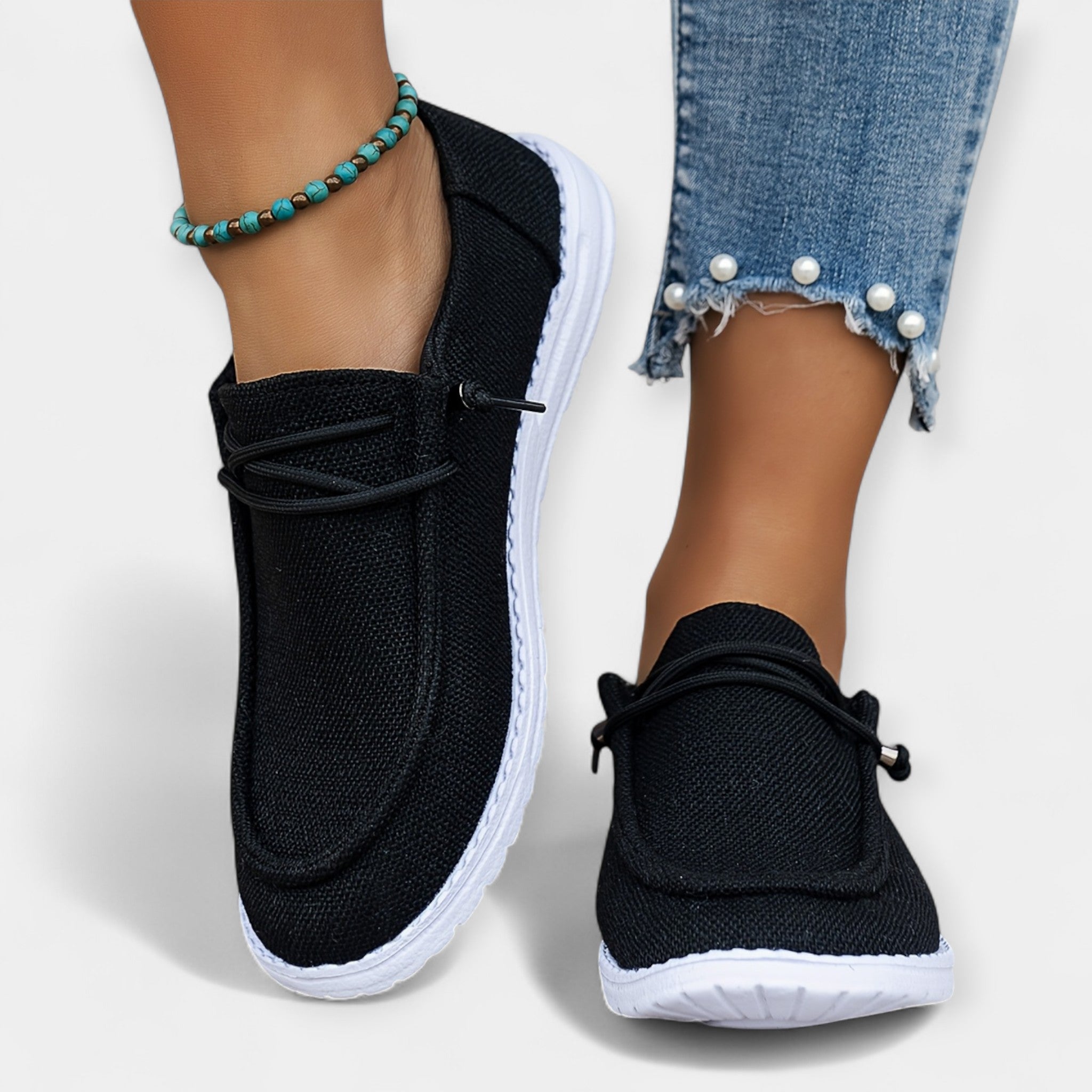 Pantofi casual din material textil