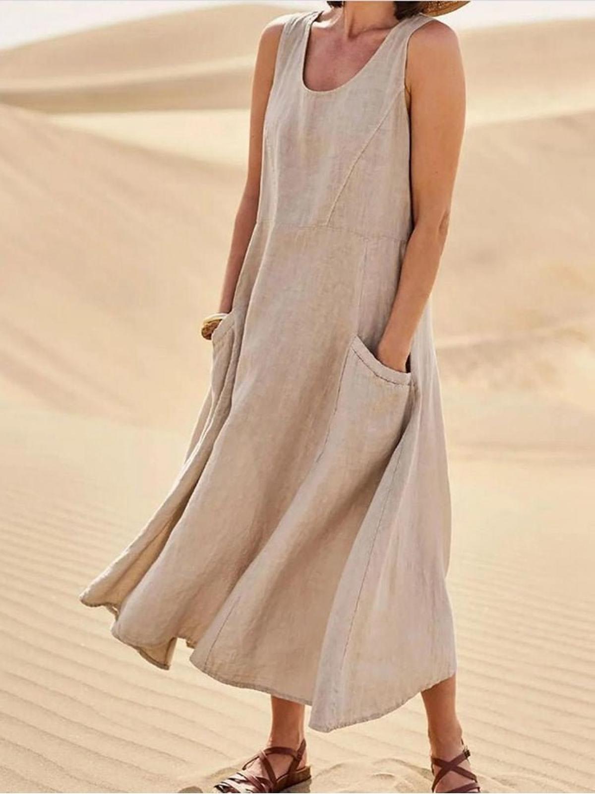 Airy Cotton Summer Dress For Women