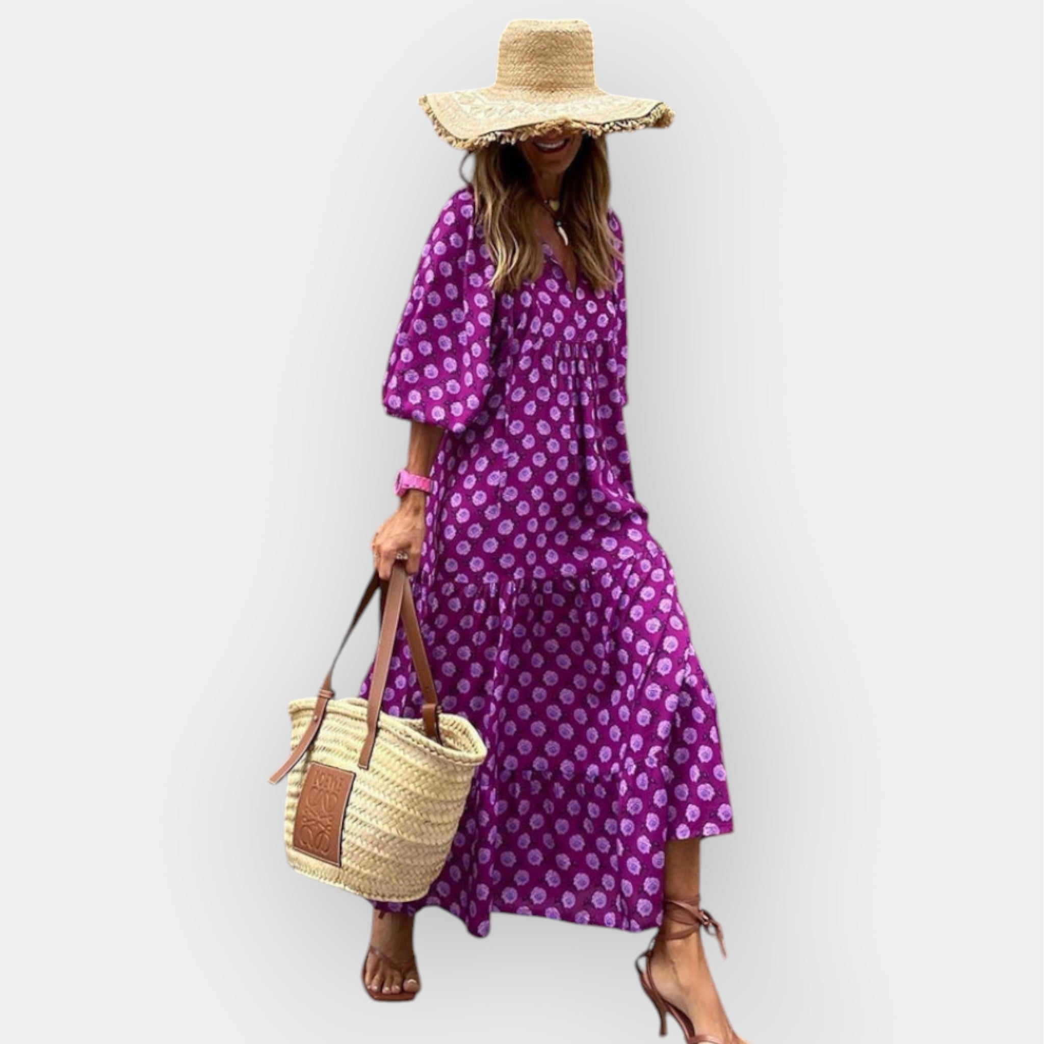 Rochie cu model floral