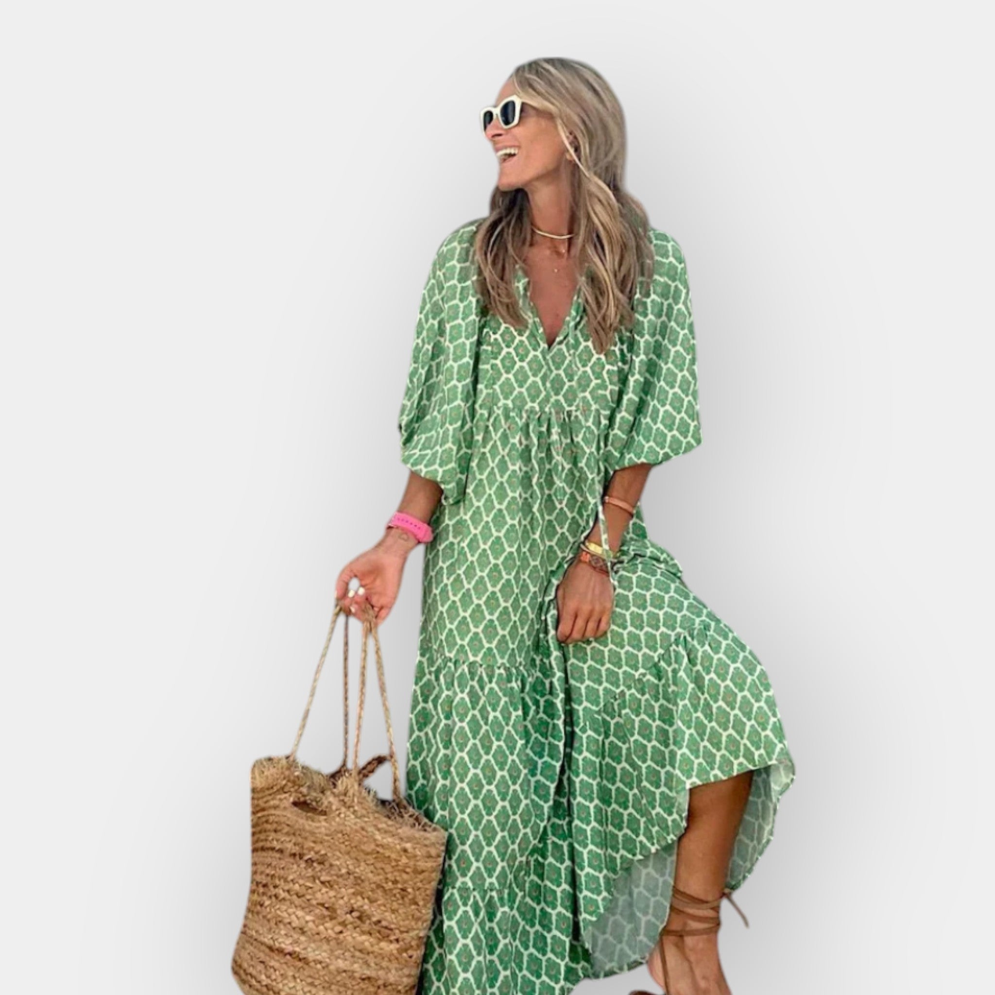 Rochie cu model floral