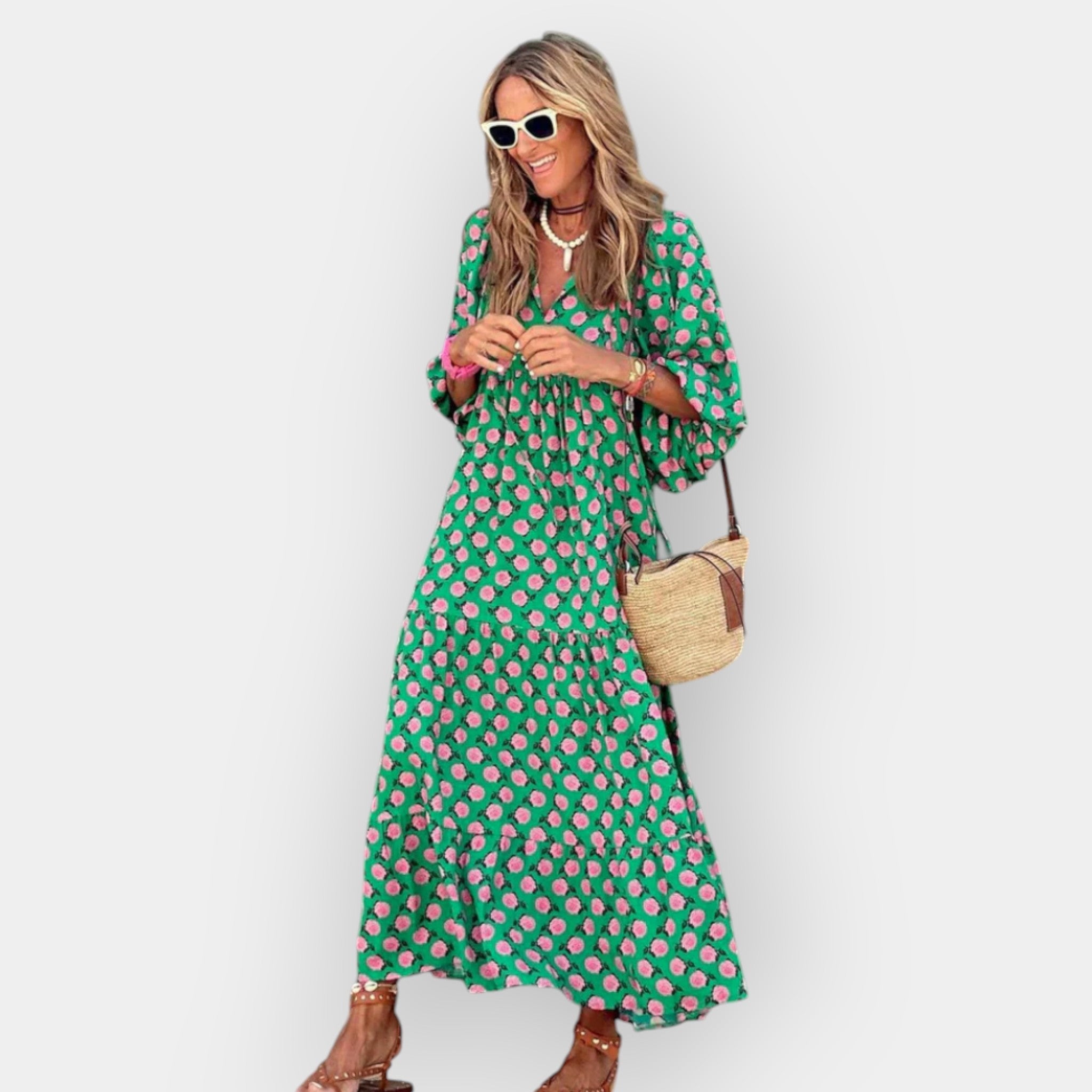 Rochie cu model floral