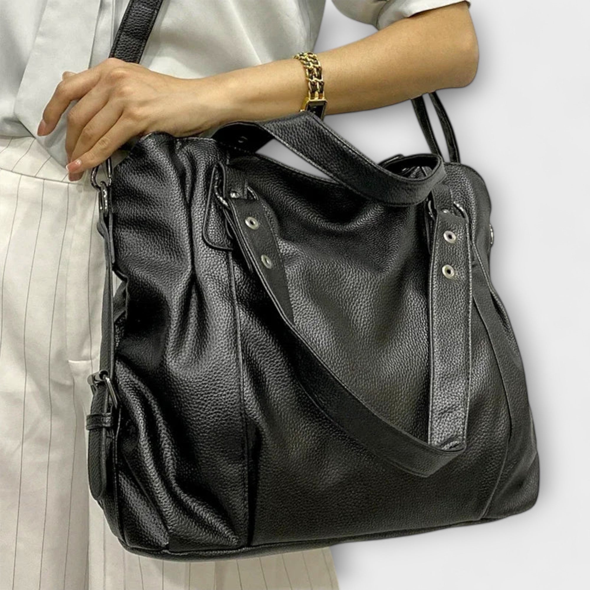 Elegantná Hobo-ramenná taška