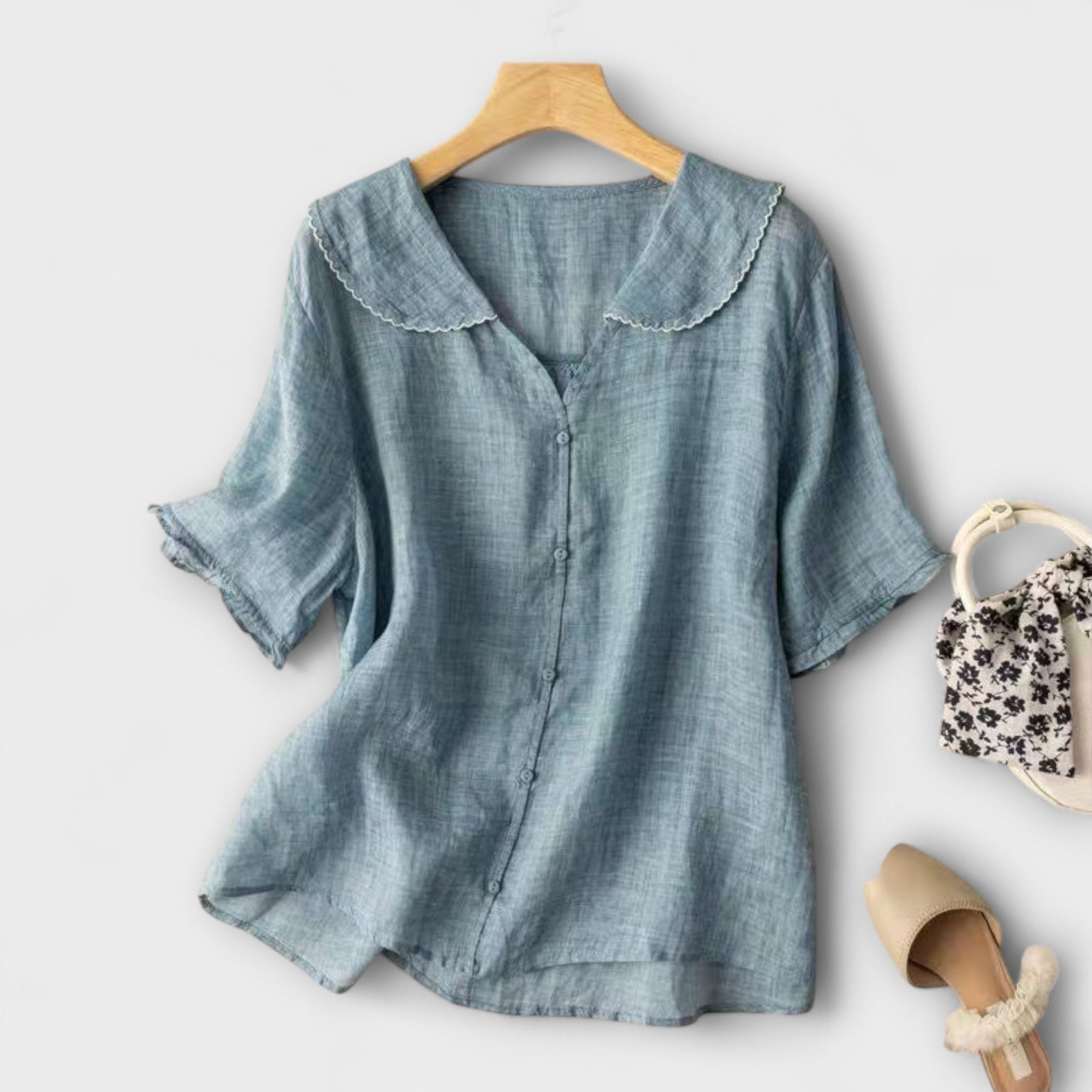 Brenda - Ľanová blúzka