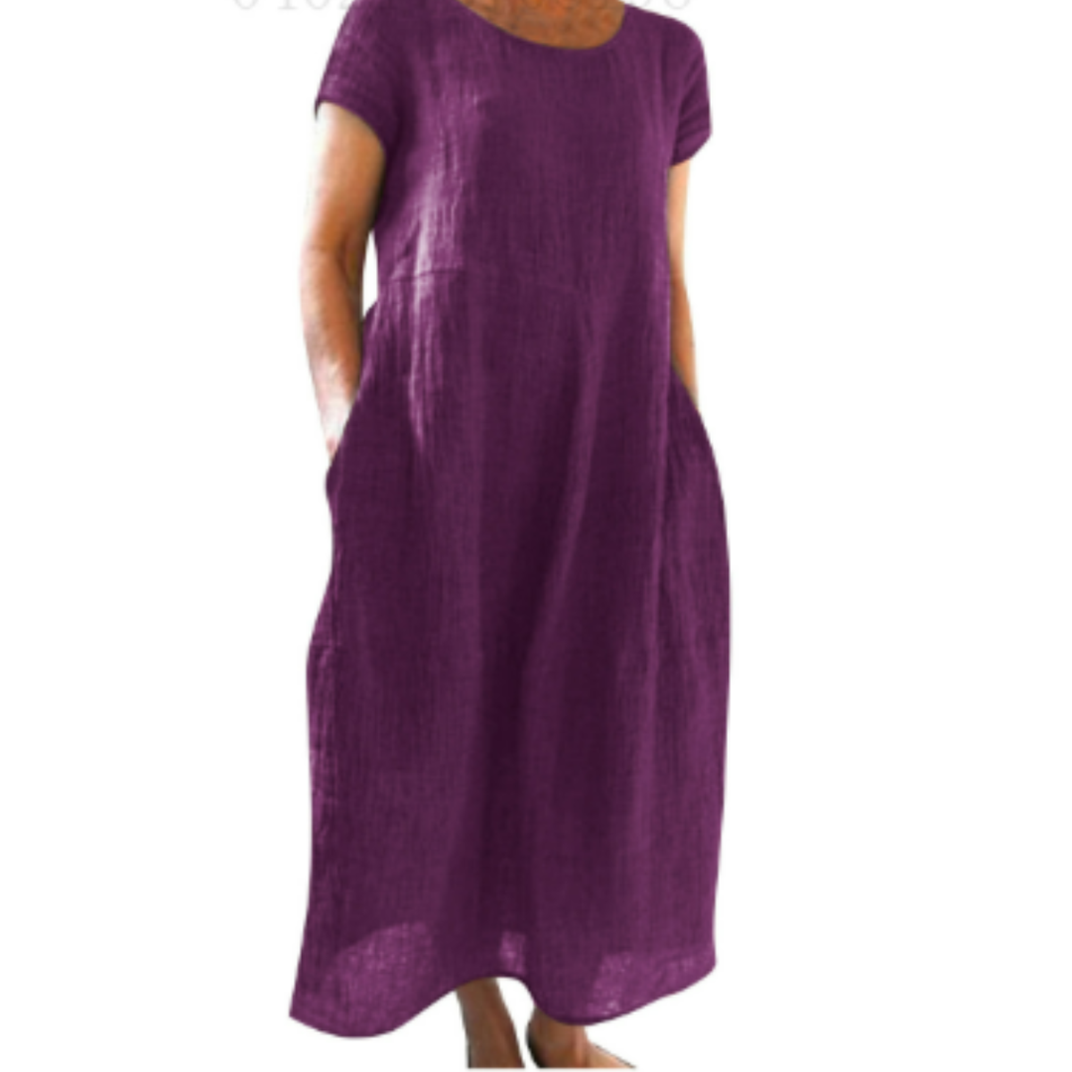 Relaxed Fit Midi Dress For Women - Versatile Casual Wear