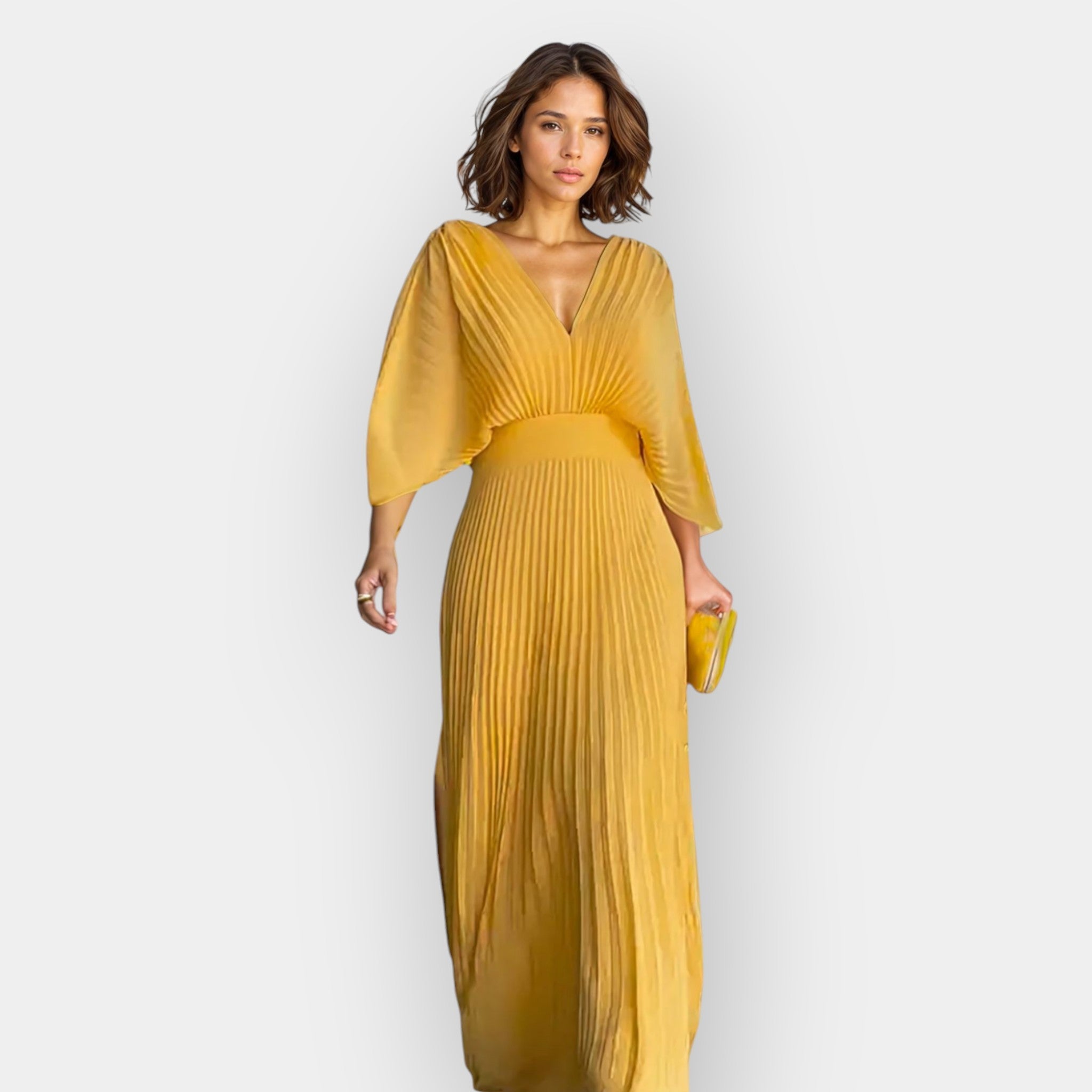 Rochie pliată elegantă