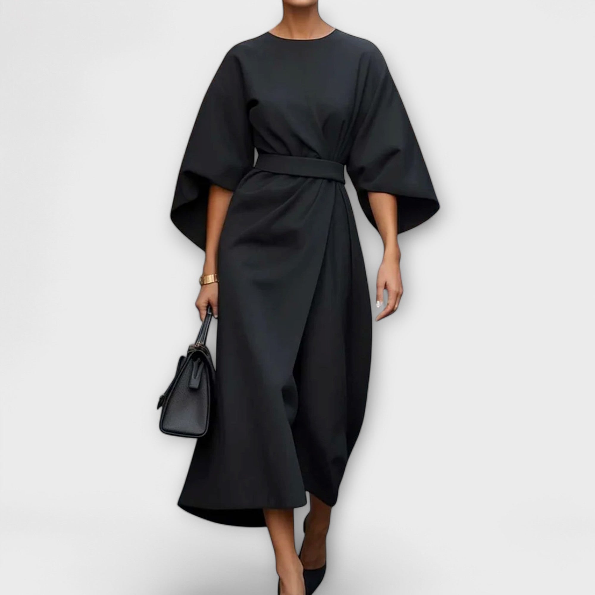 Elegant Long-Sleeve Dress
