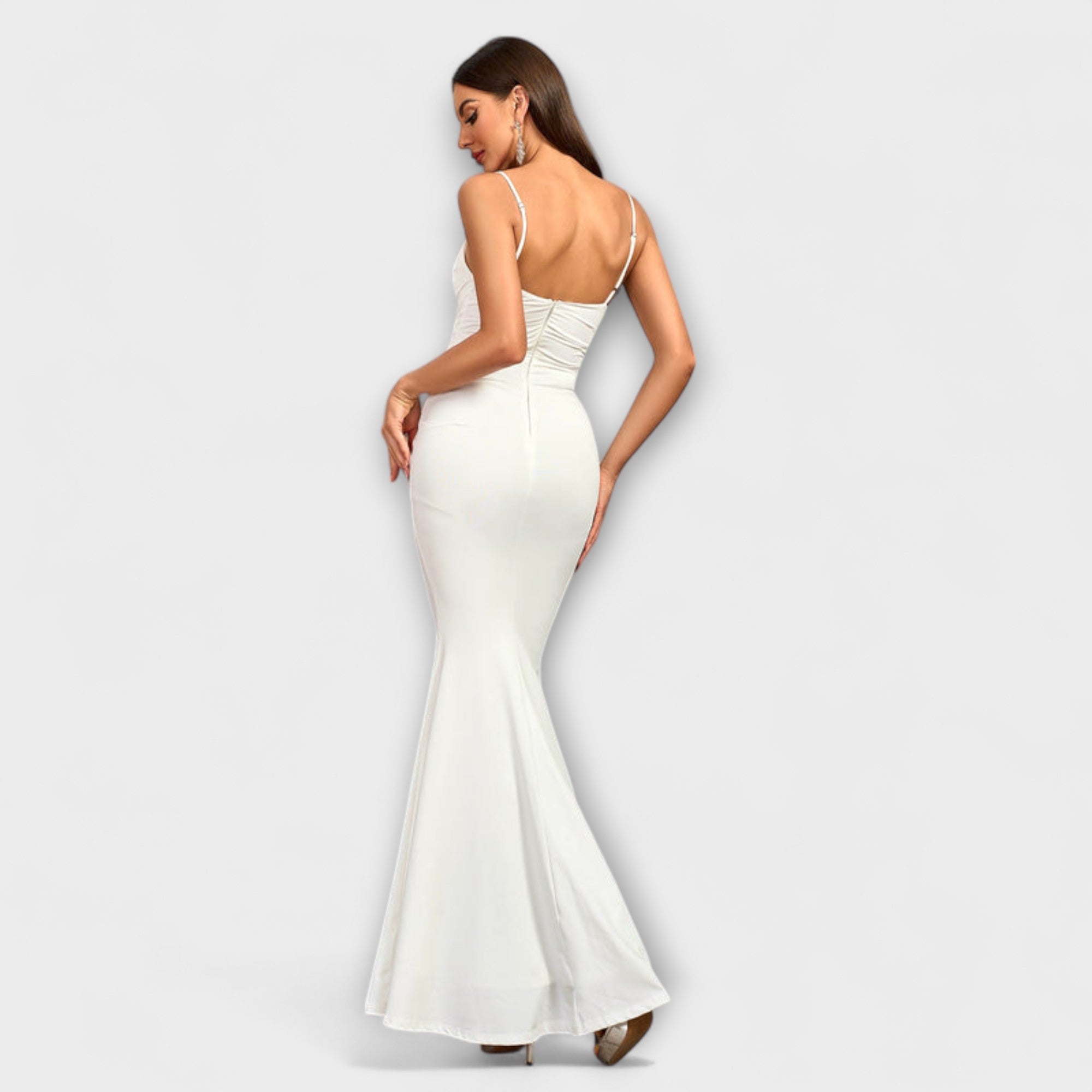 Callie - Elegantné Rúškové Šaty