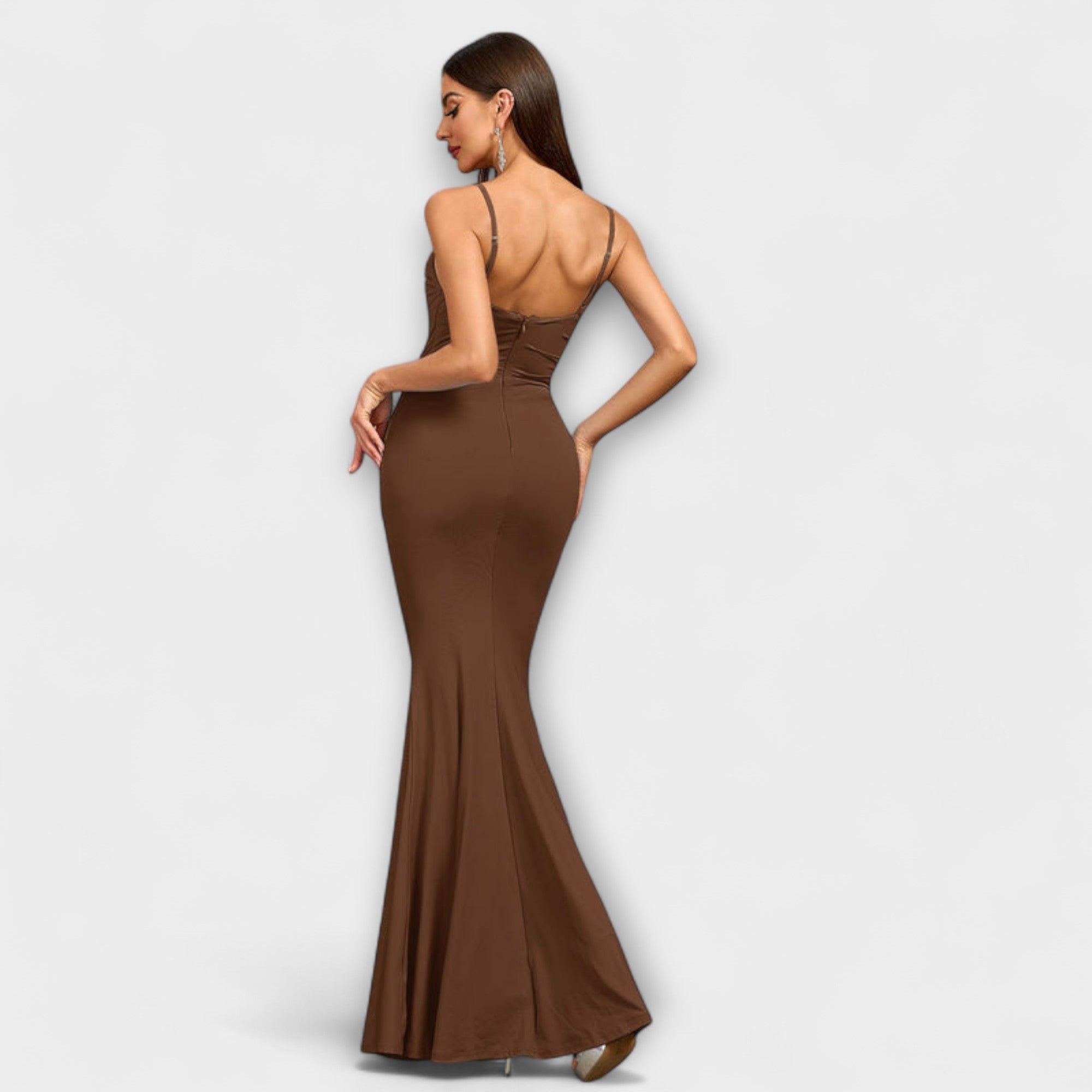 Callie - Elegantné Rúškové Šaty