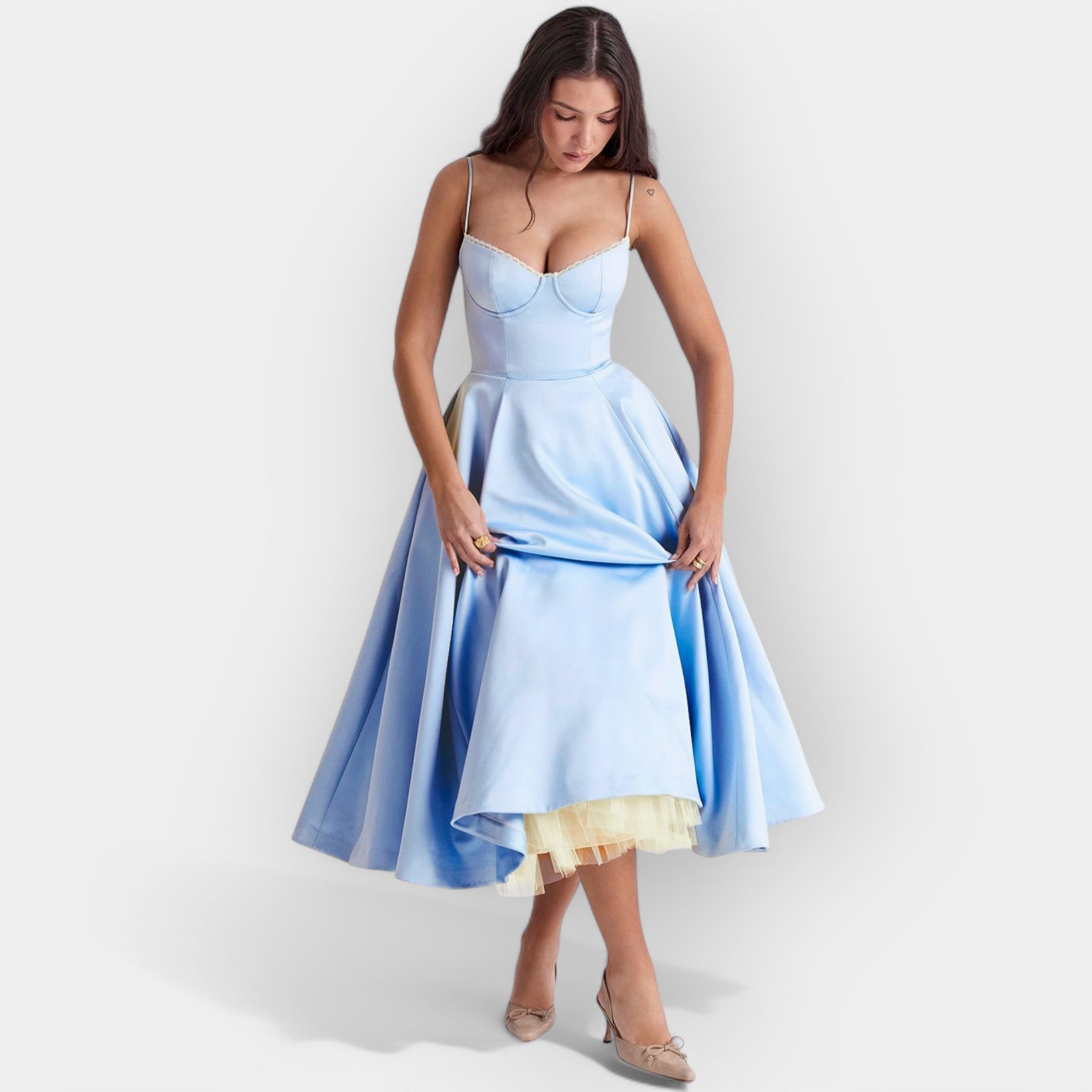 Rochie midi elegantă