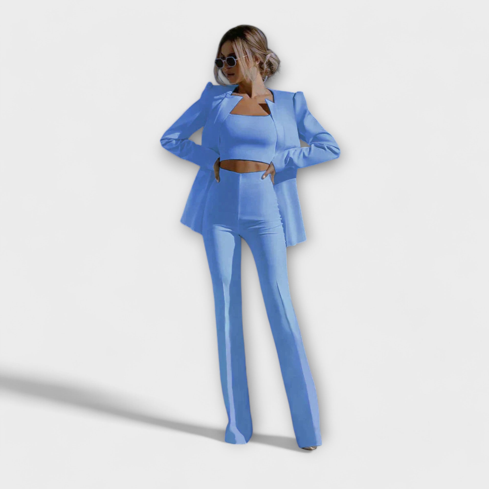Selina - Štýlová 3-dielna súprava (Blazer, Top, Nohavice)