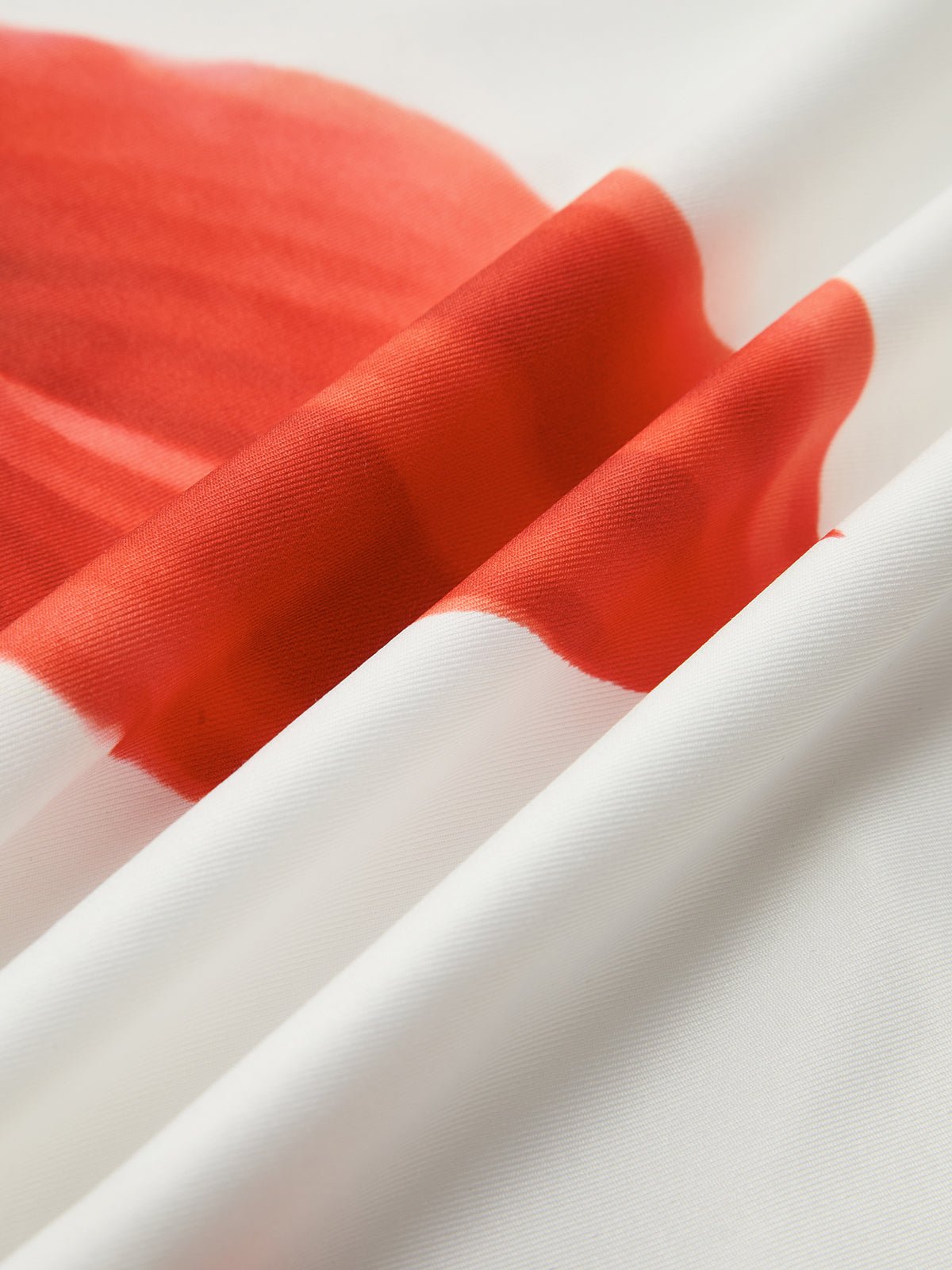 White Body-con Maxi Dress With Red Lily Print