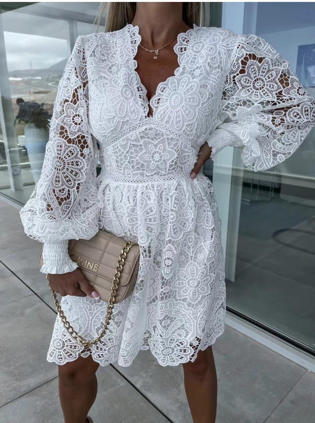 Women's Spring Mini Dress - Chic, Versatile, Comfortable