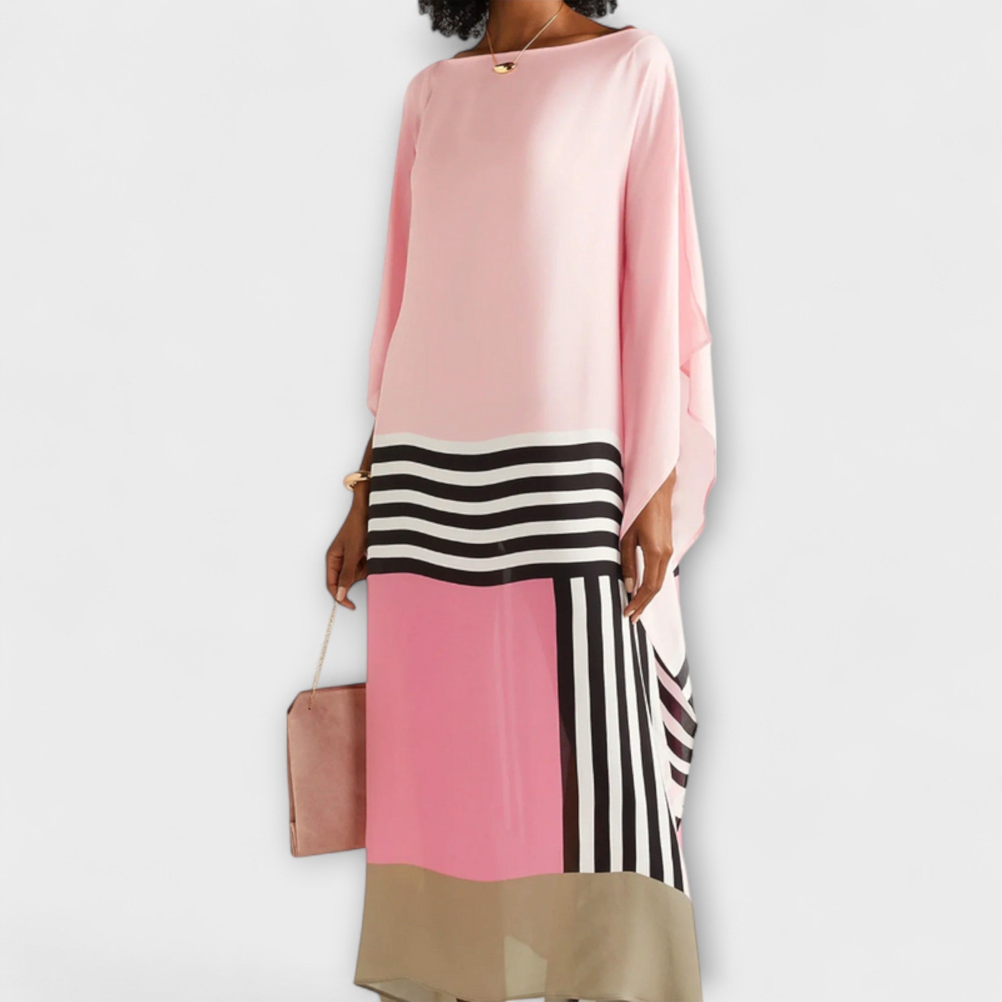 Elenora - Strihový geometrický kaftan