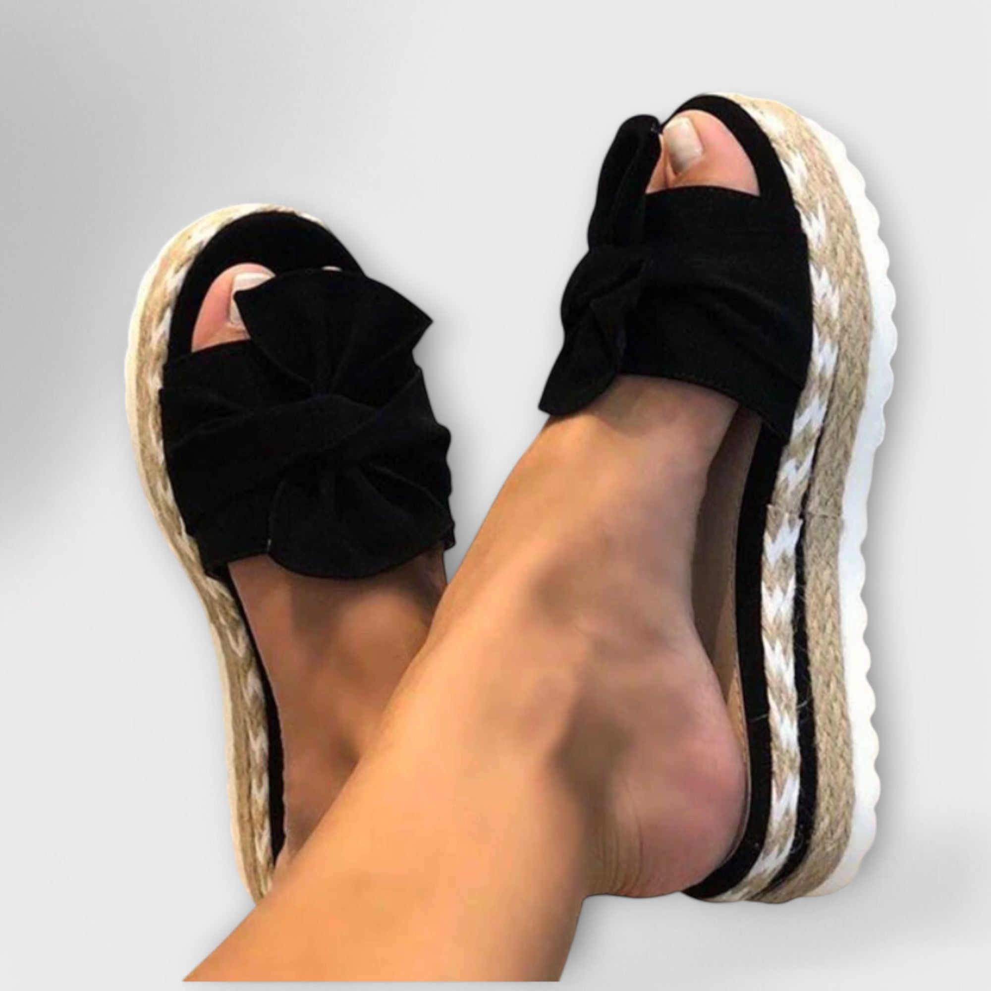 Orthopedic Sandals with Bow