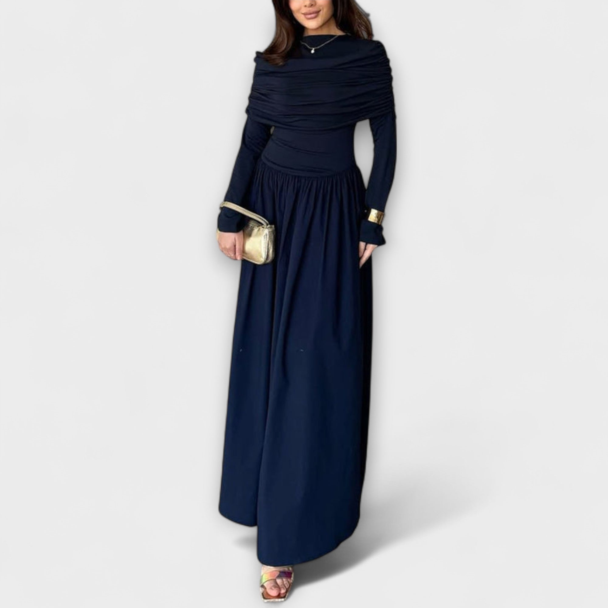 Jessica - Uvoľnené plisované šaty