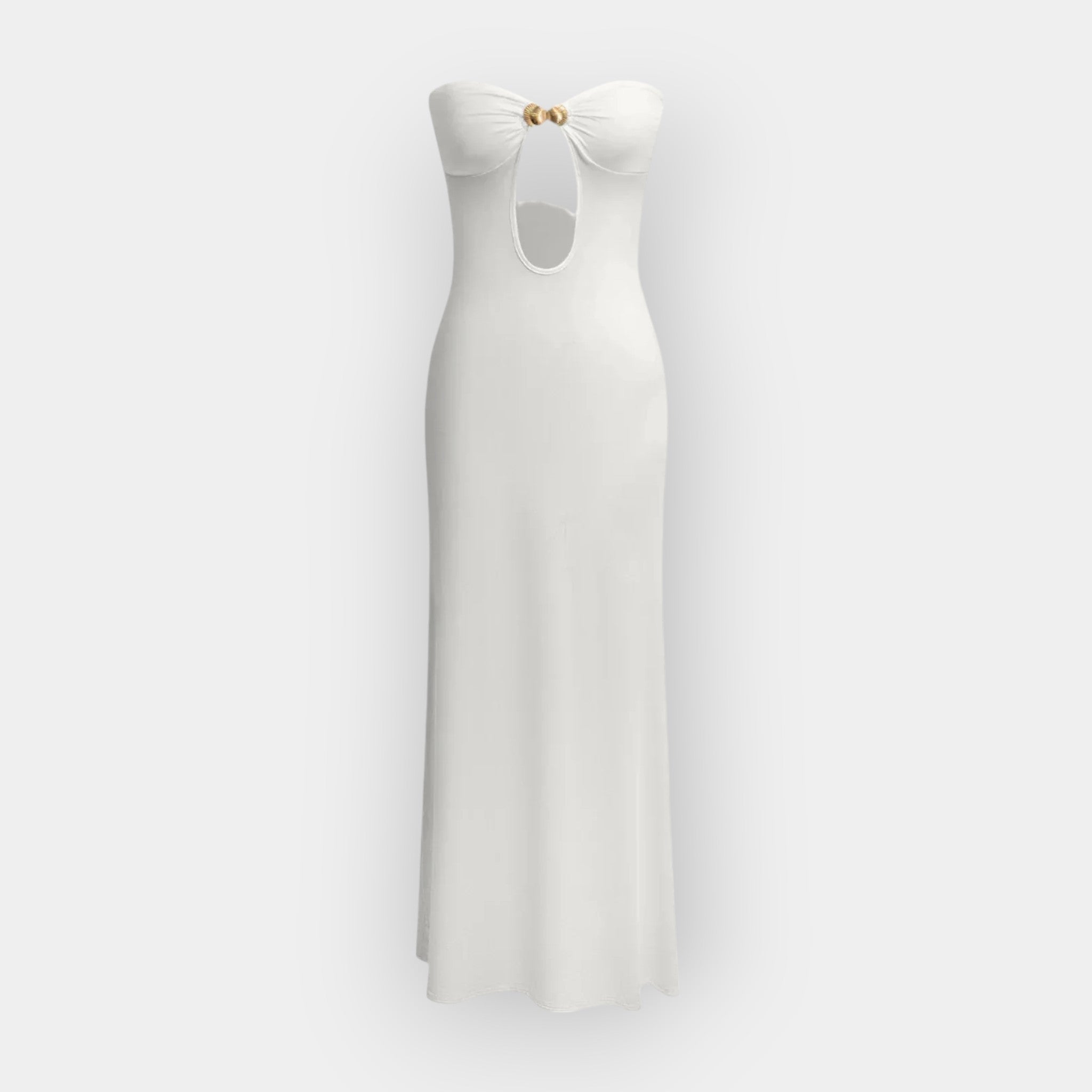 Rochie lungă fără bretele