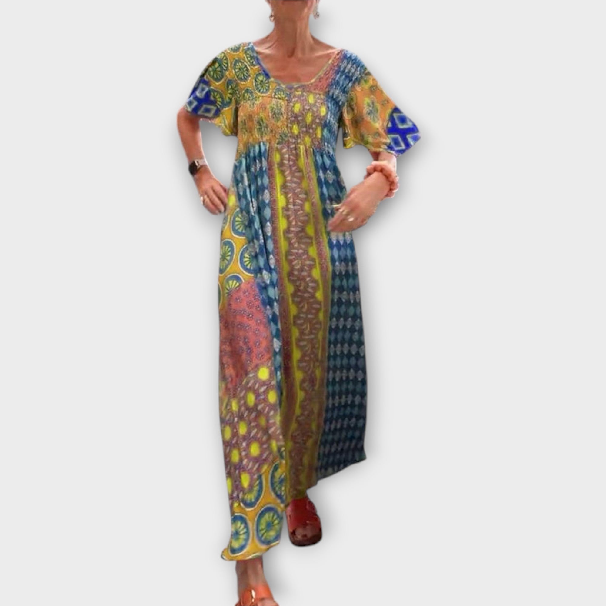 Melania - Živé Boho šaty