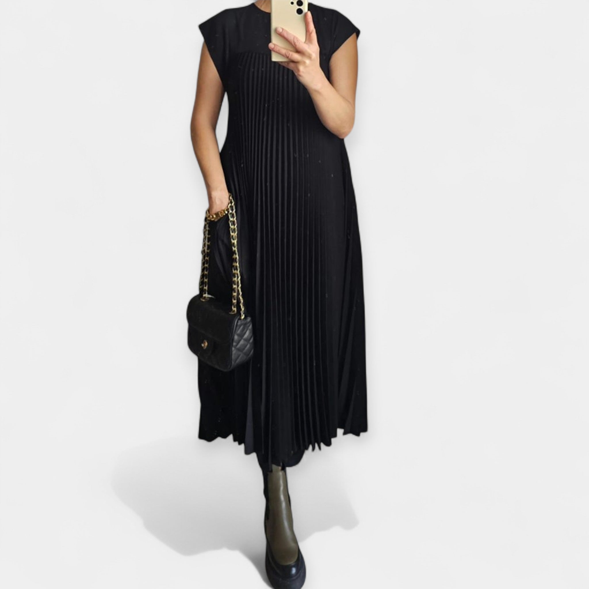 Rochie lungă casual și comodă