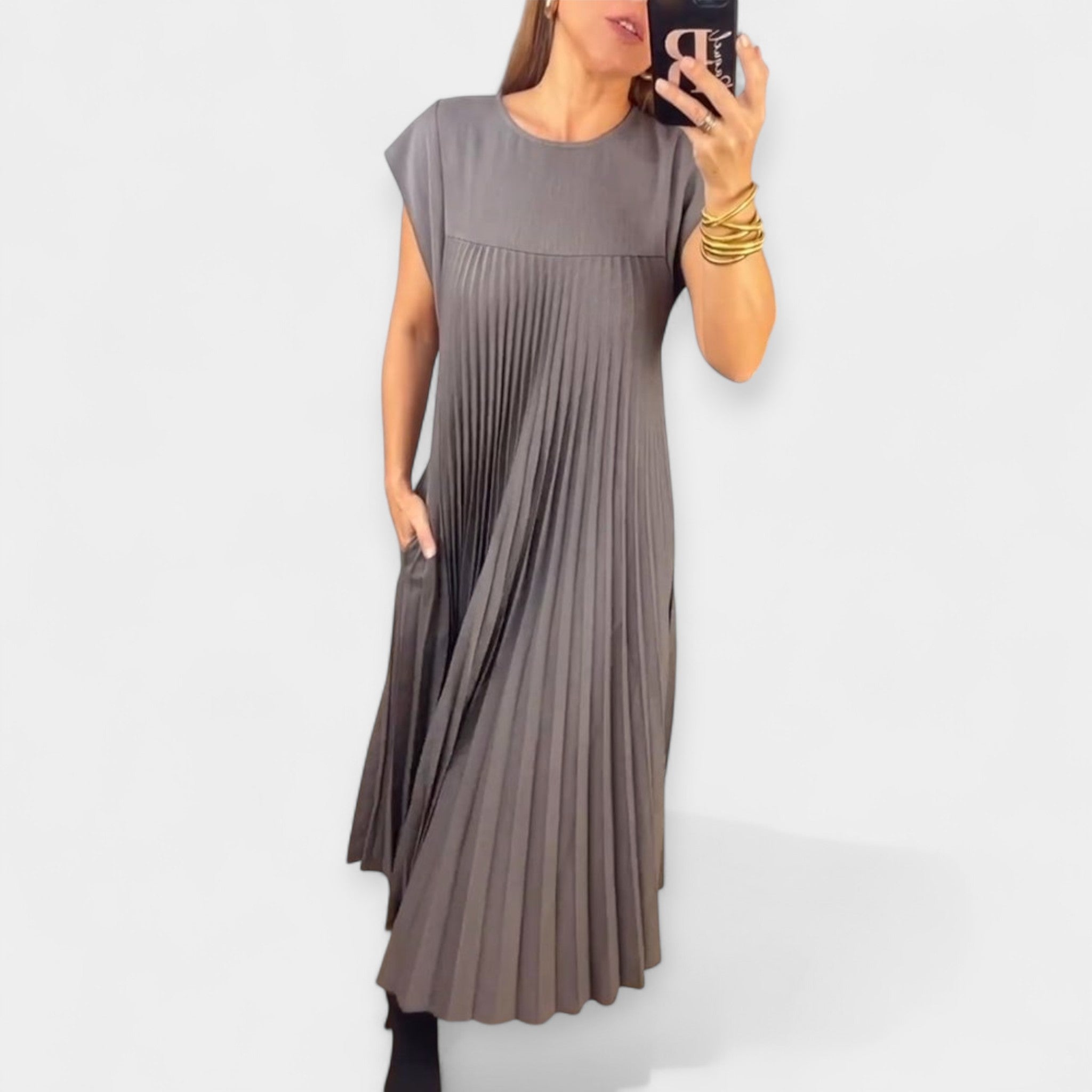Rochie lungă casual și comodă