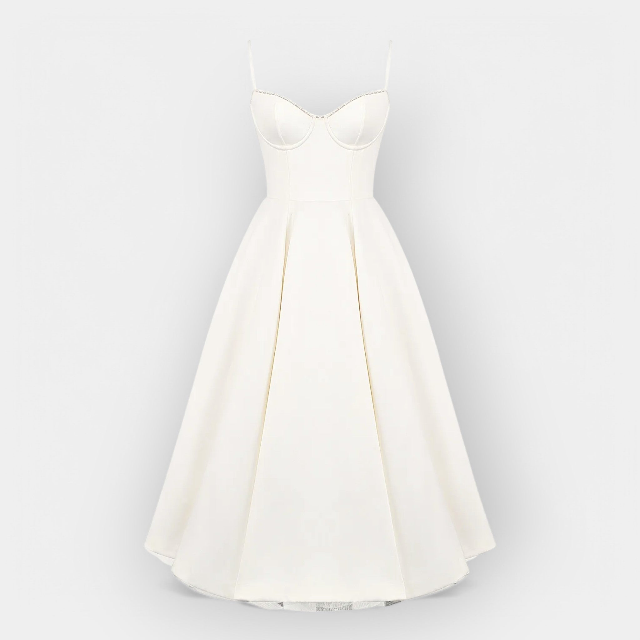 Rochie midi albă