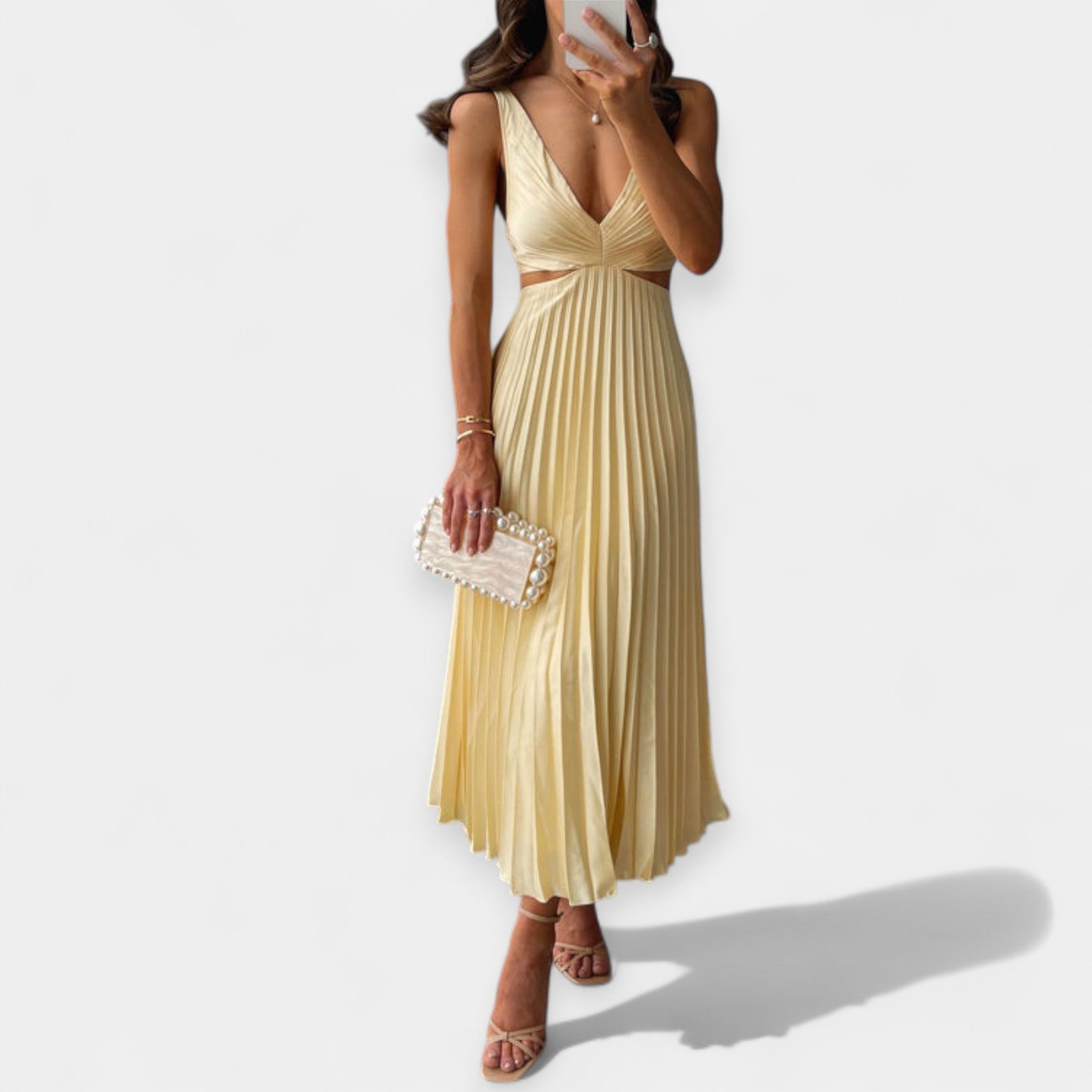Rochie plisată de vară
