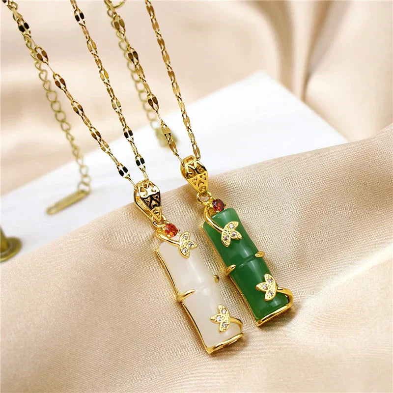 Jade-Amuletový náhrdelník