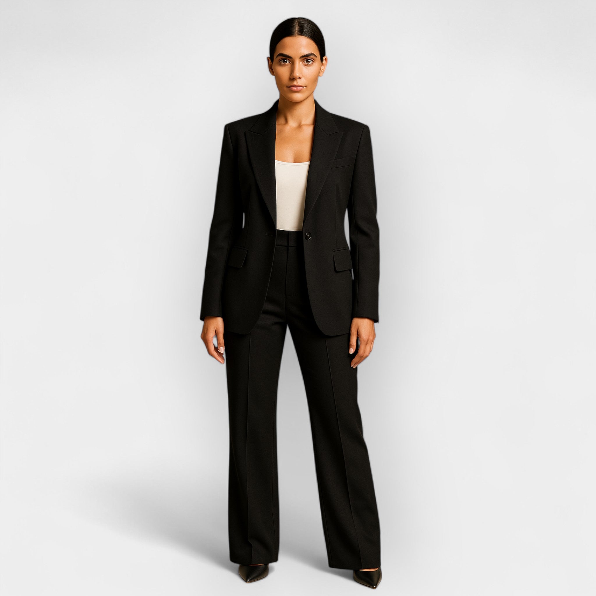Set Paltou cu Pantaloni Elegant