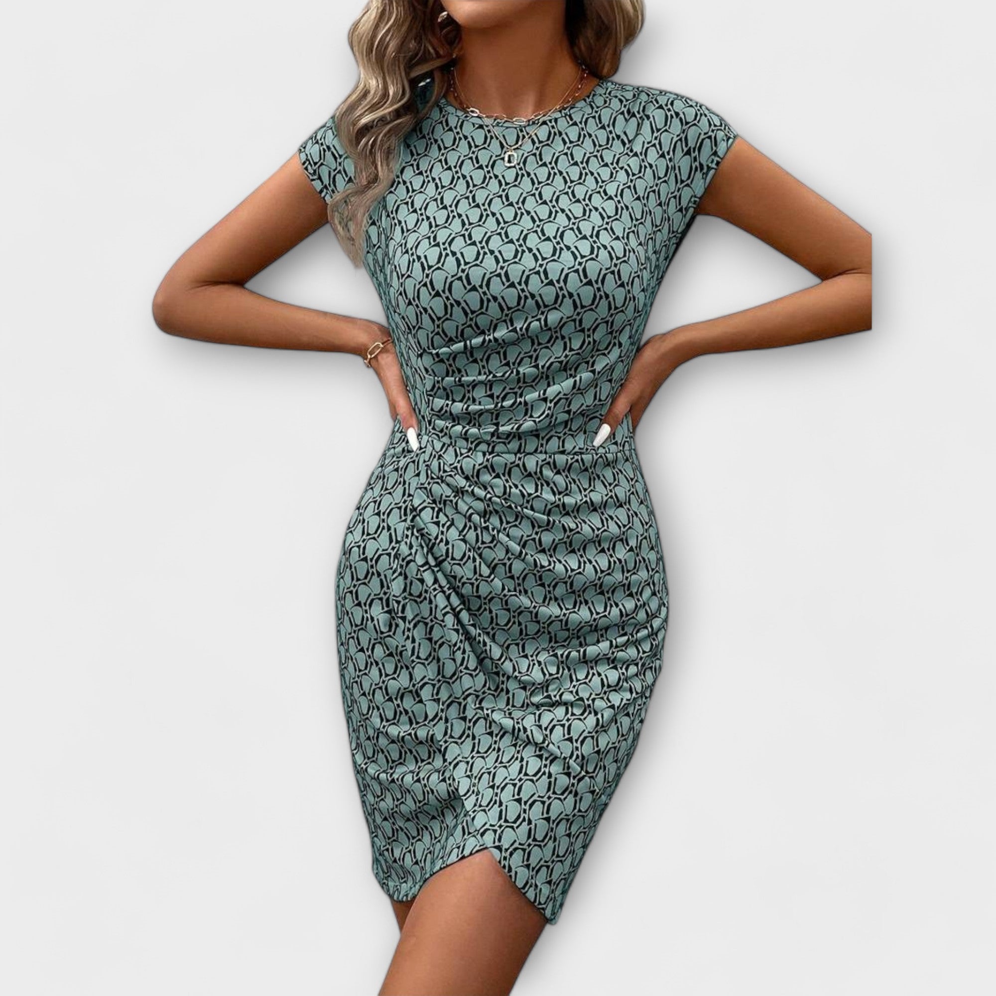Emma – Short Tulip Print Dress