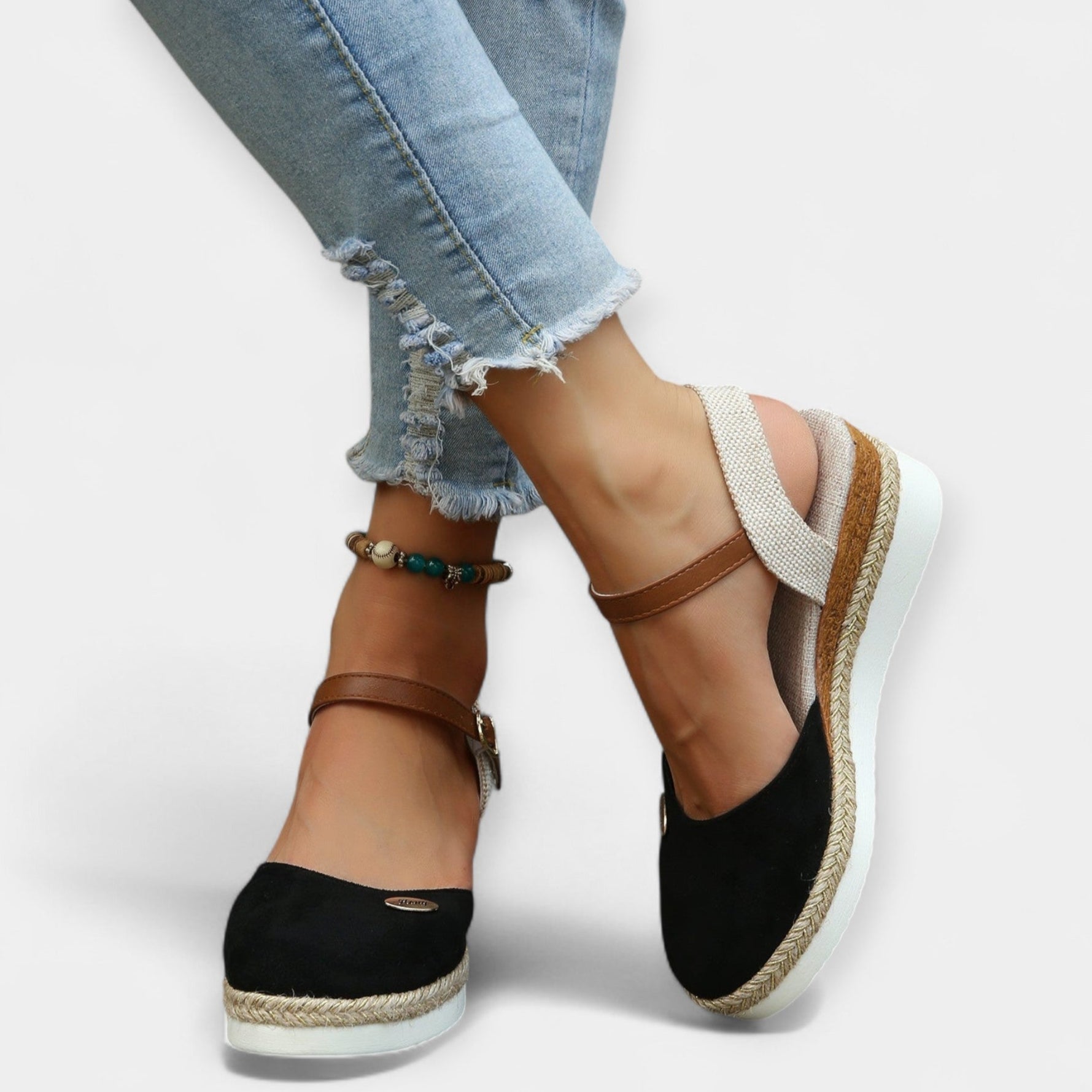 Espadrile ortopedice elegante