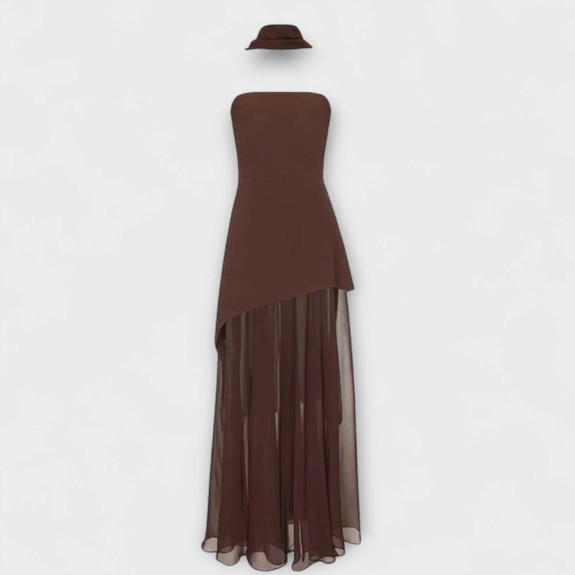 Goldie - Maxi šaty z chiffon