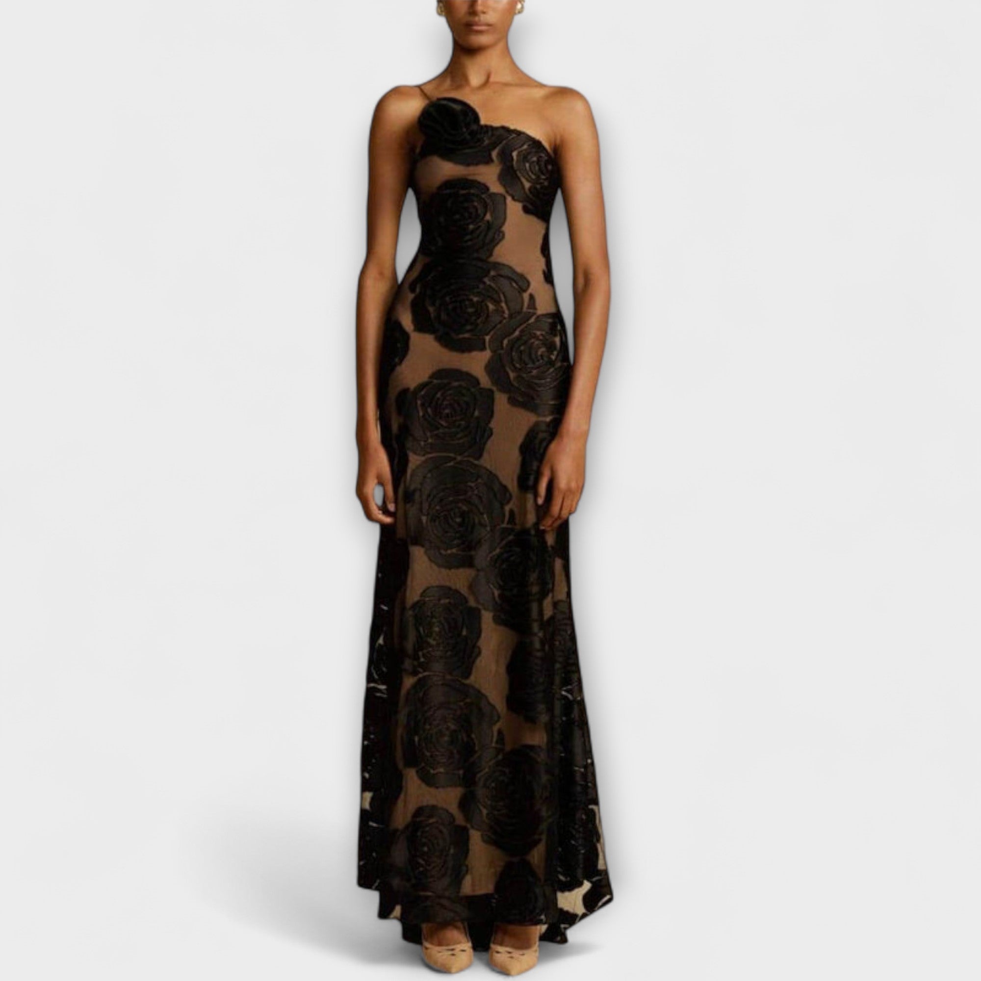 Sara - Kvetinové Maxikleid