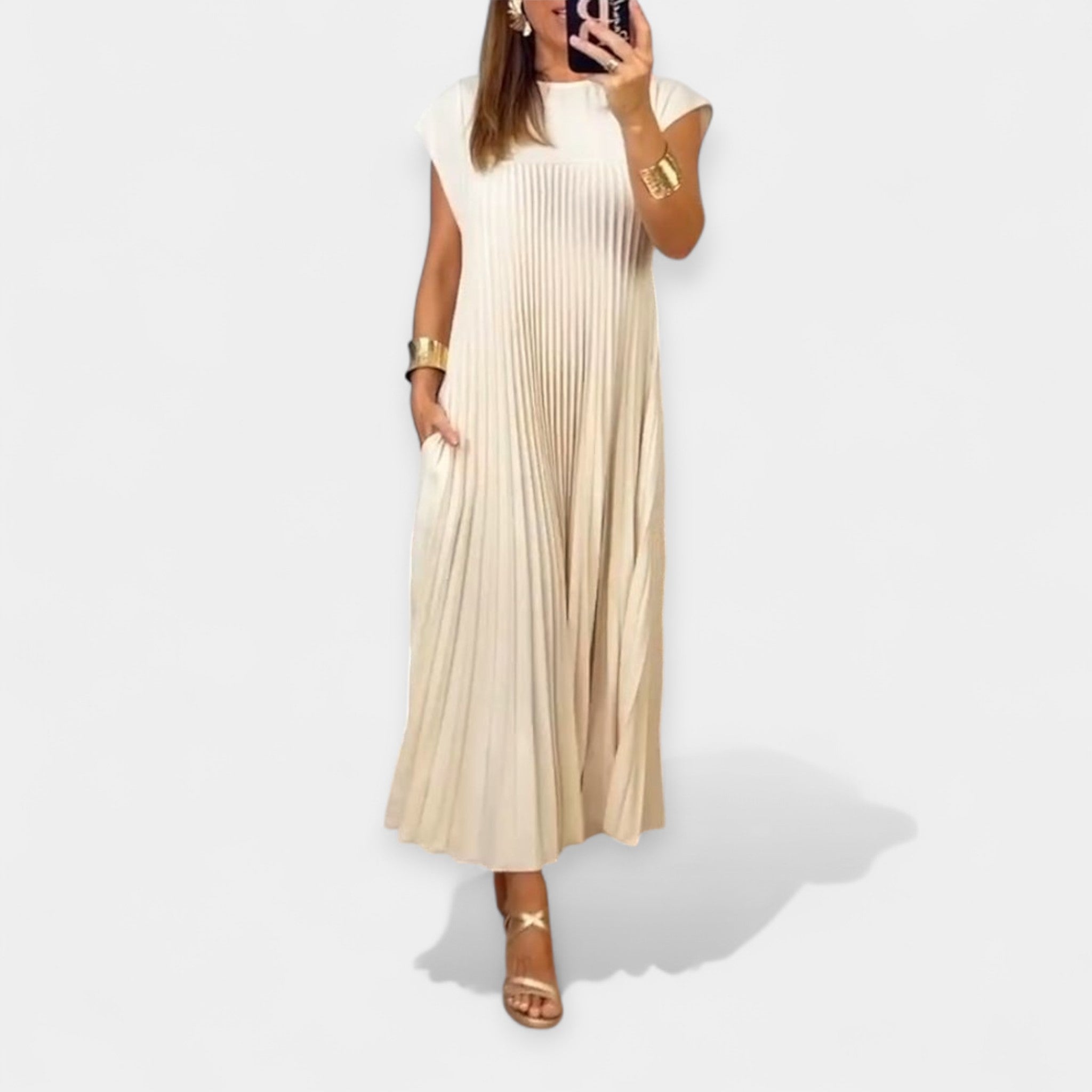 Rochie lungă casual și comodă