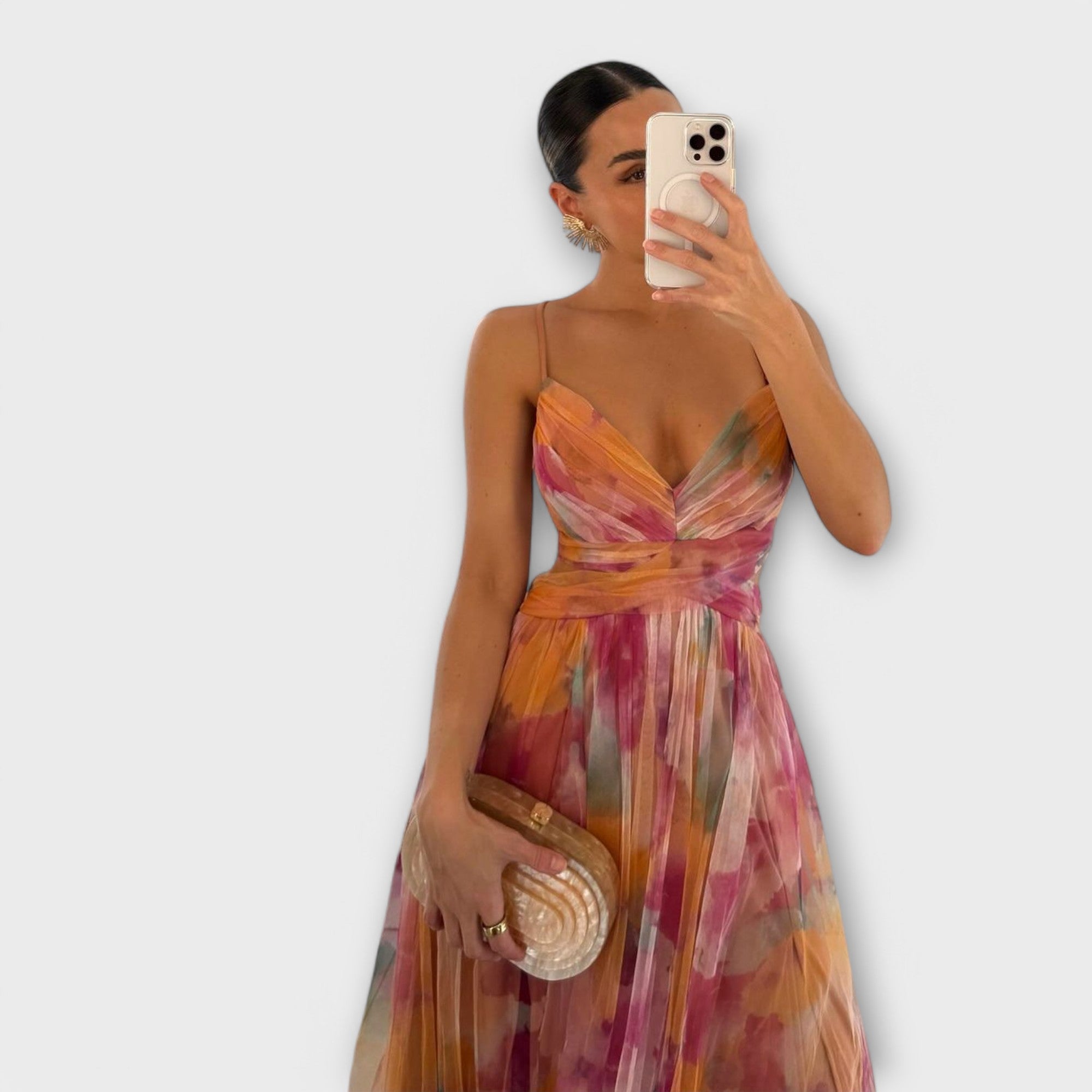 Rochie maxi vaporoasă