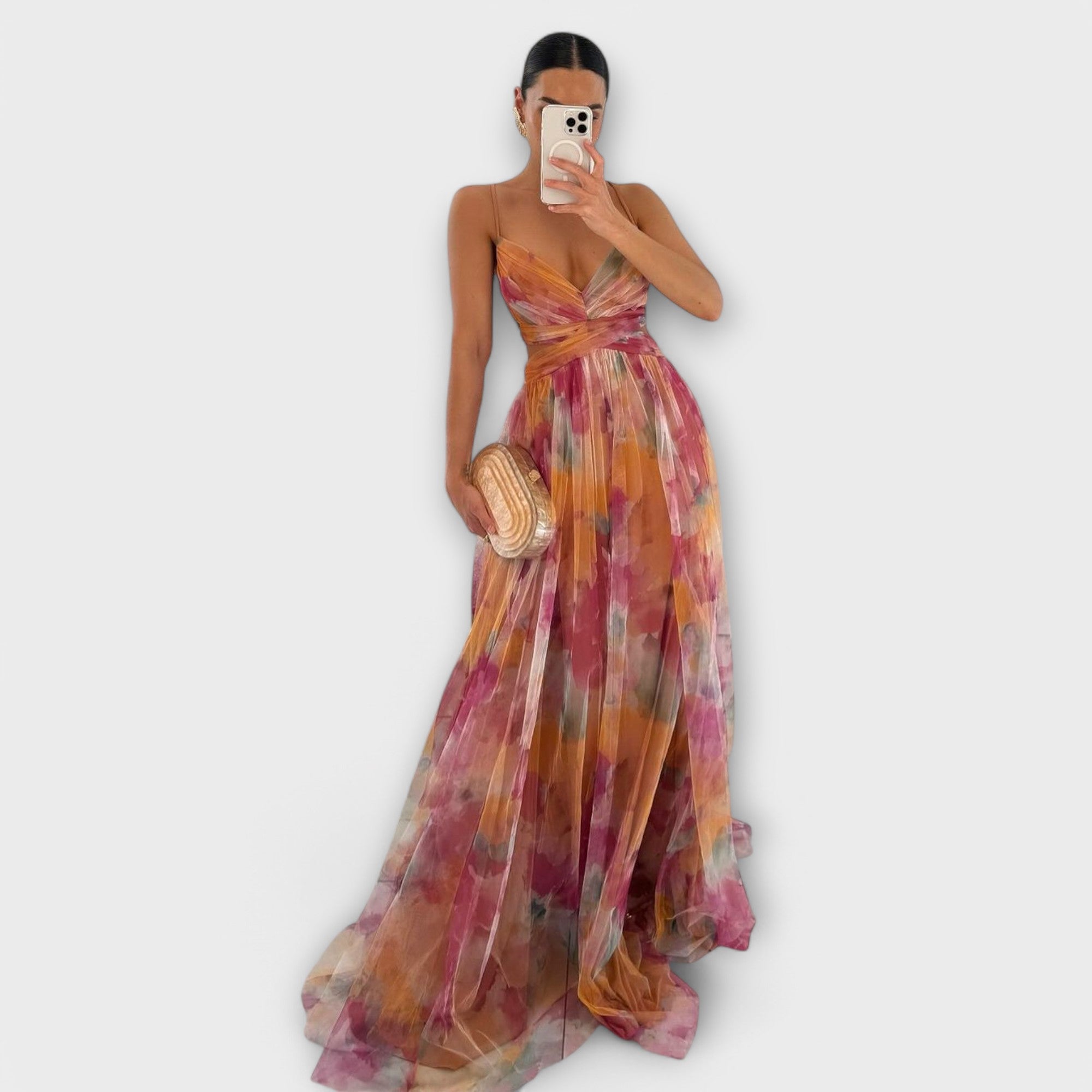 Annai Mesh Maxikleid - Elegantné a priliehavé