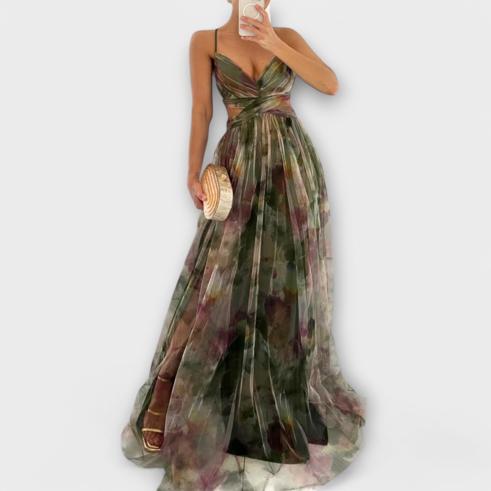 Annai Mesh Maxikleid - Elegantné a priliehavé