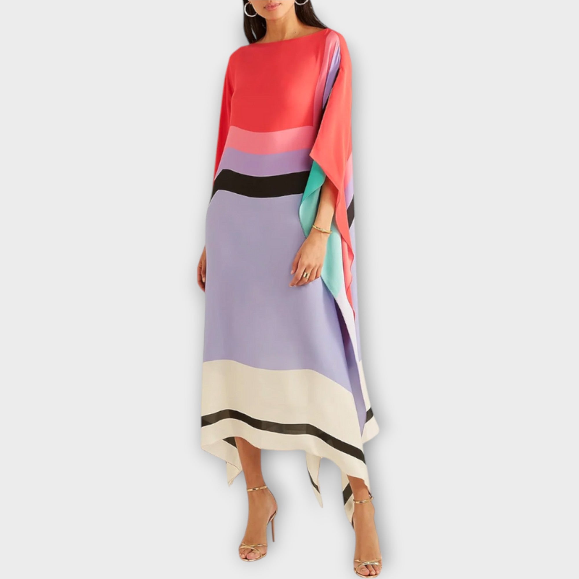Elenora - Strihový geometrický kaftan
